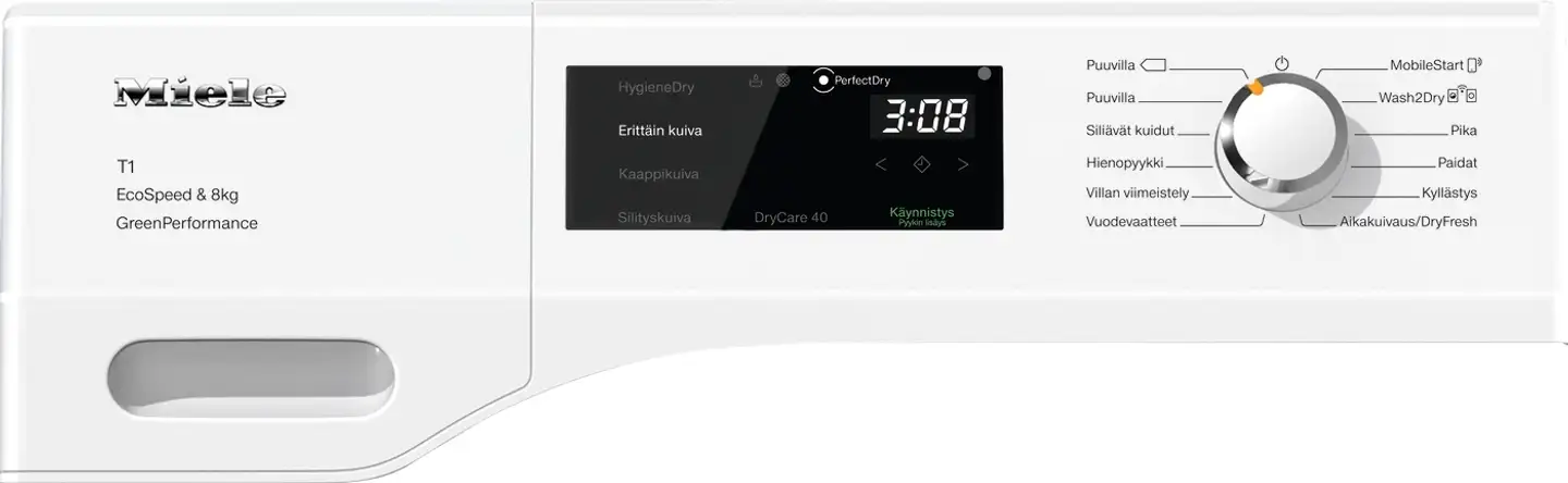 Miele kuivausrumpu TCF 770 WP valkoinen - 2