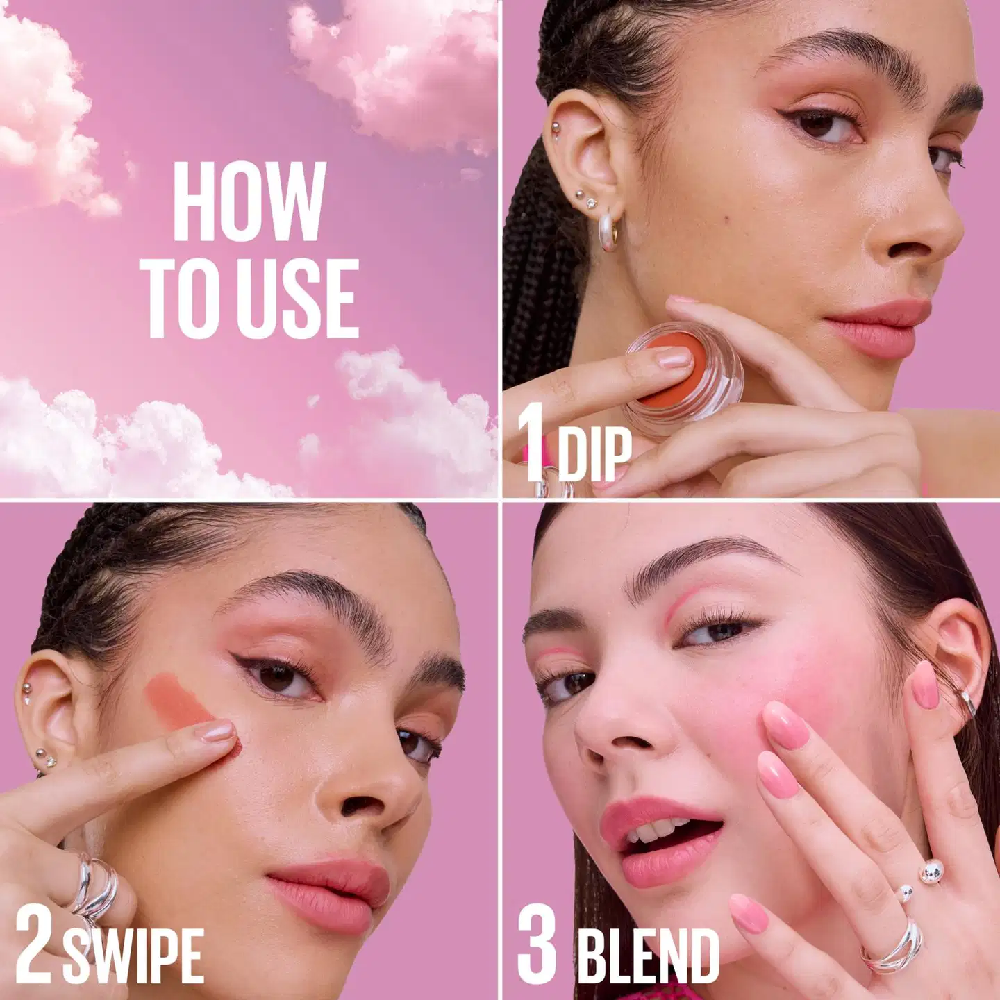 Maybelline New York Cloudtopia 16H Huuli- & Poskimousse 9 Dreamy Dawn 5 g - Coral Illusion - 9