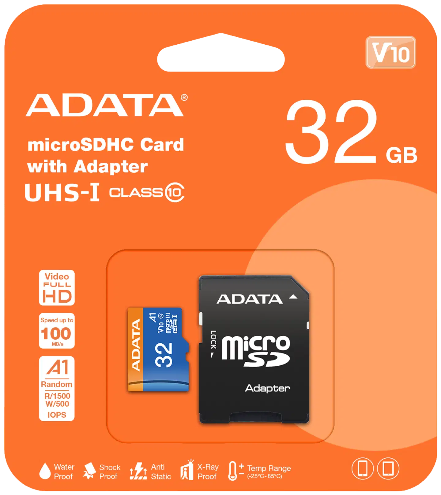 ADATA Premier microSDHC -muistikortti, 32 GB - 2