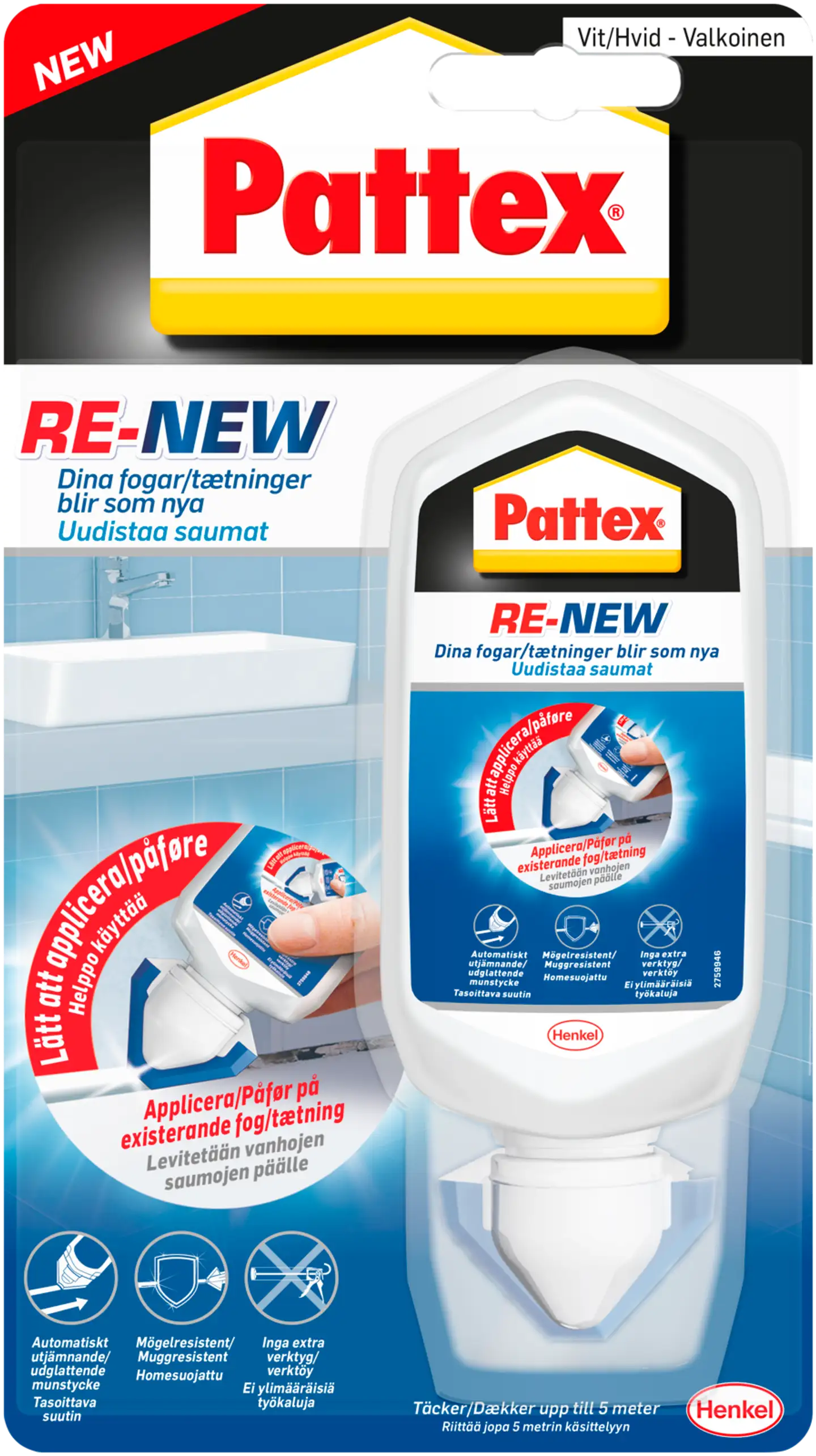 Pattex RE-NEW silikonisaumaehostaja 80ml - 1