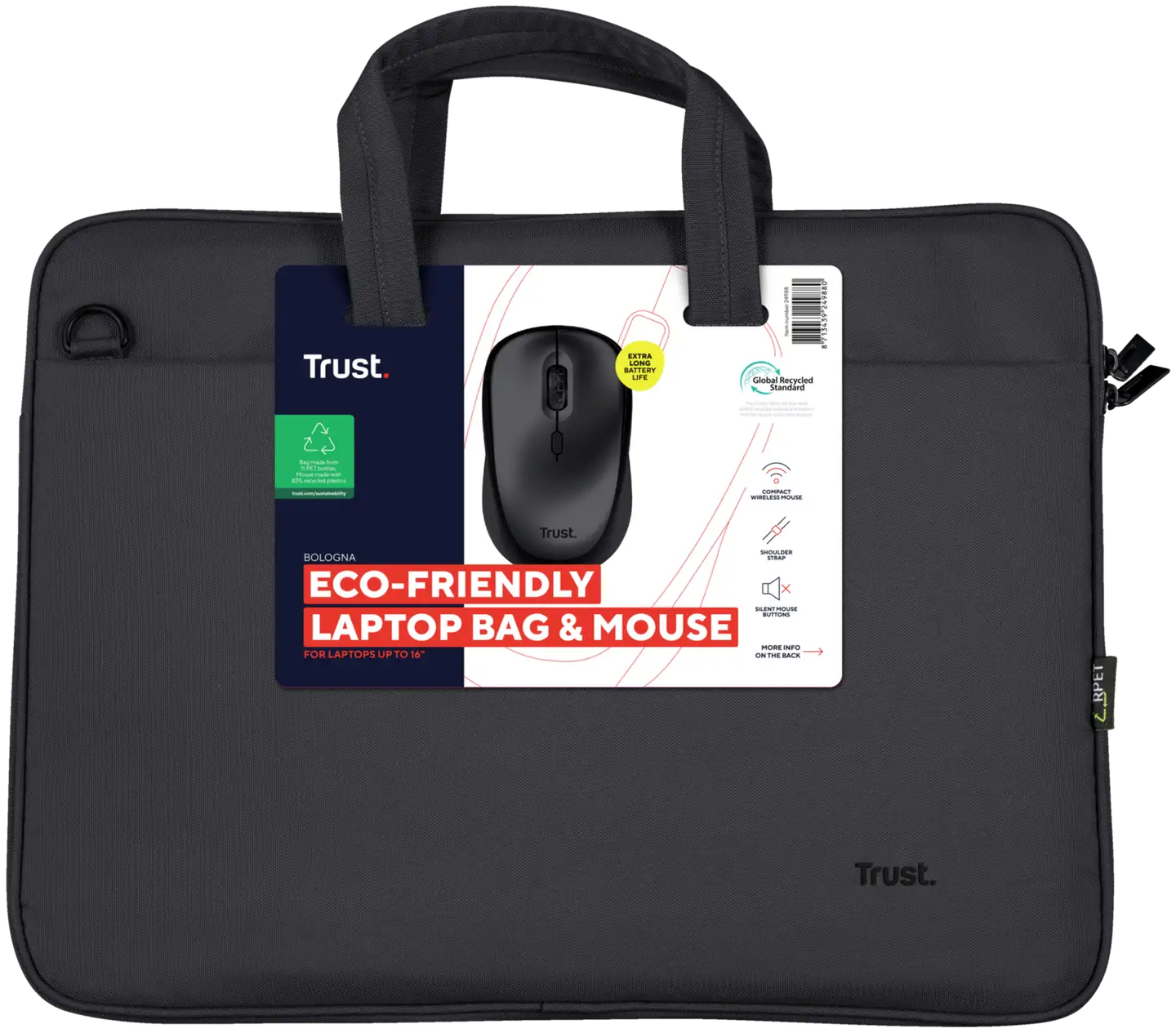 Trust Bologna kannettavan laukku + hiiri - 7