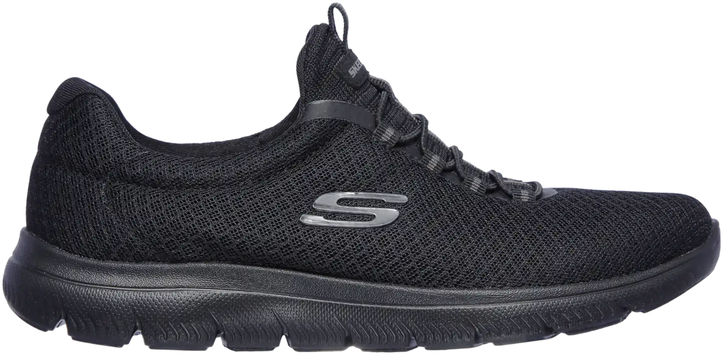 Skechers naisten vapaa-ajan jalkine Summits - BLACK - 5