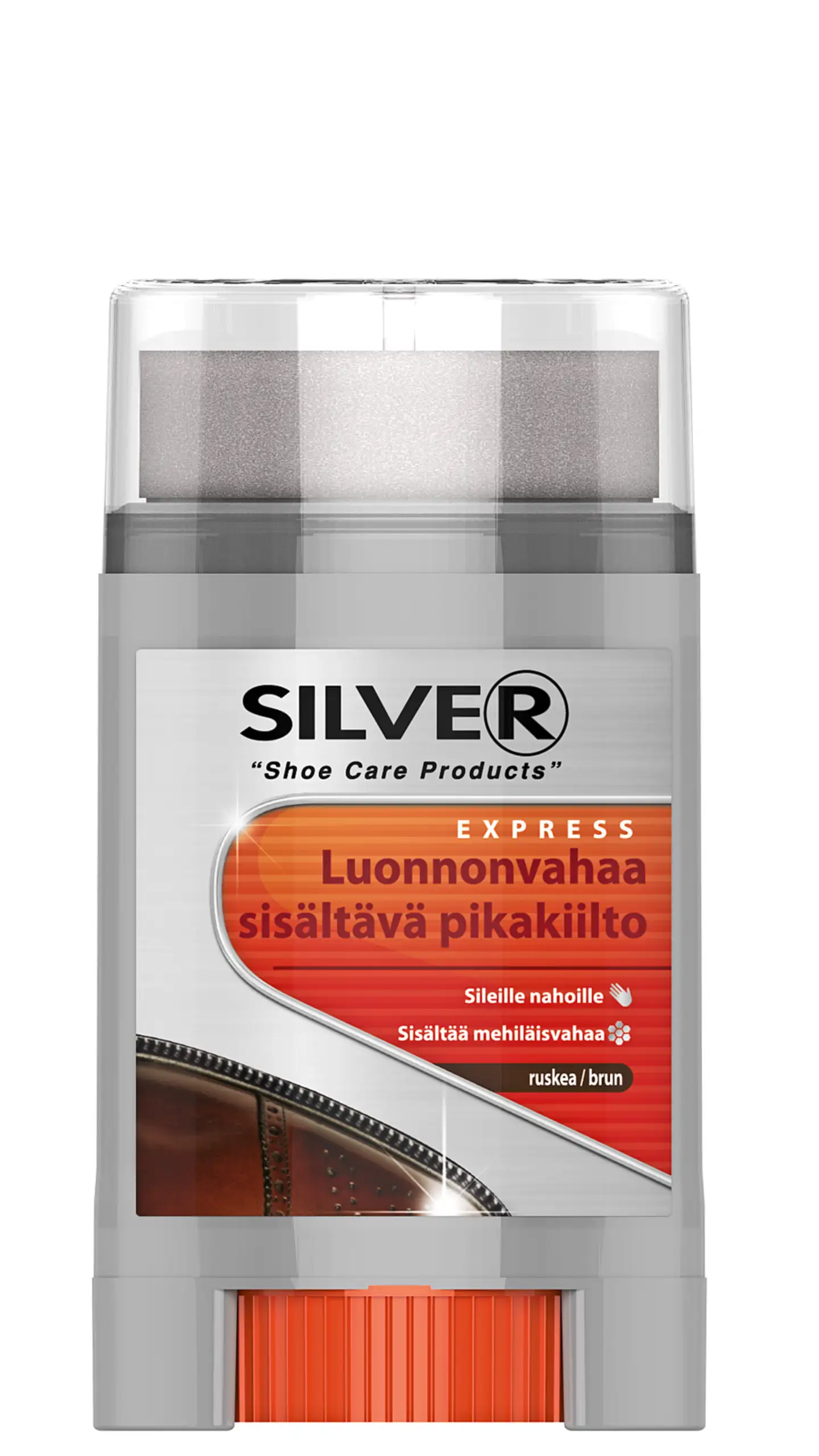 Silver 50ml Twist & Shine pikakiilloke kengille ruskea