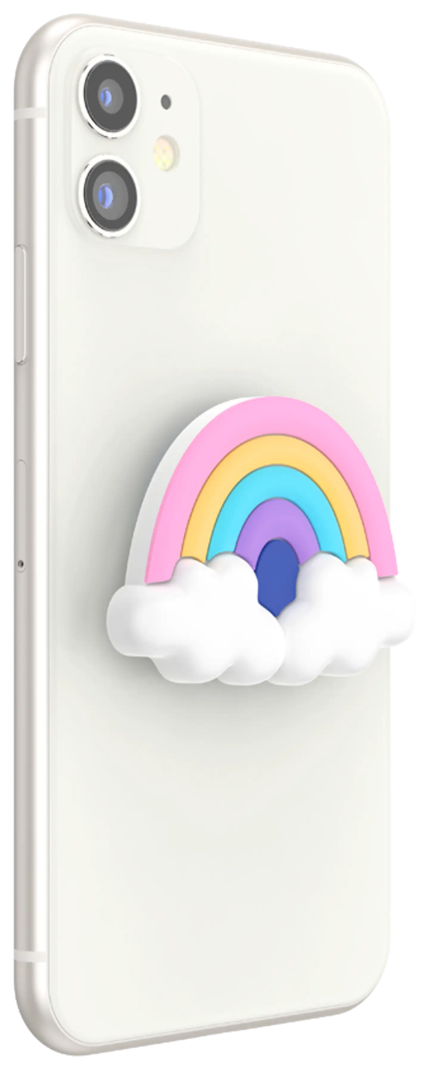 Popsockets puhelinpidike PopGrip Rainbow Fluff - 6