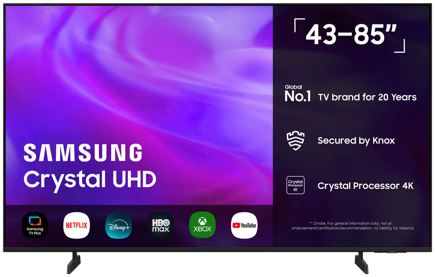 Samsung 43" 4K UHD Smart LED TV TU43U7005HUXNA - 1