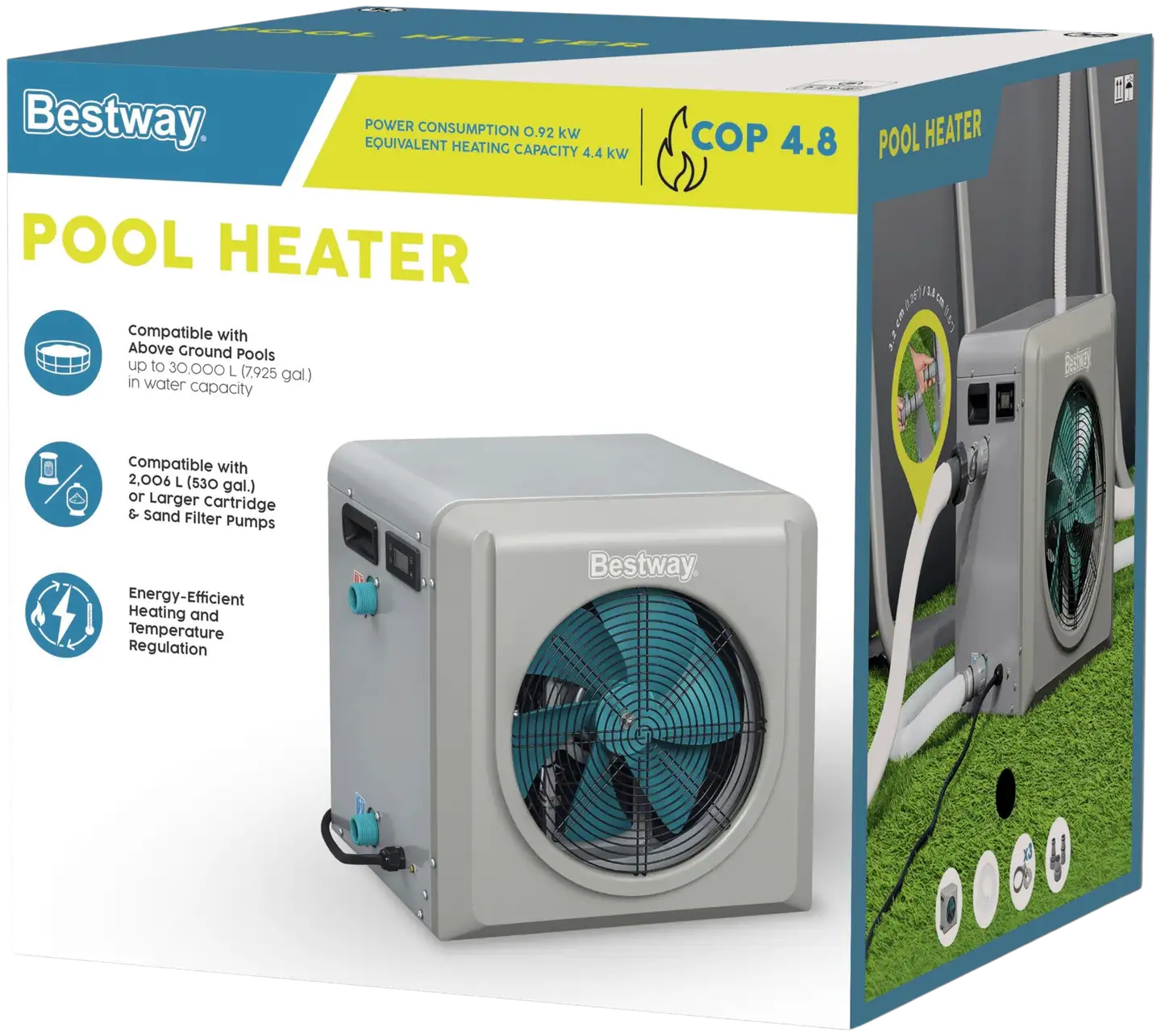 Bestway allaslämmitin 4KW - 2