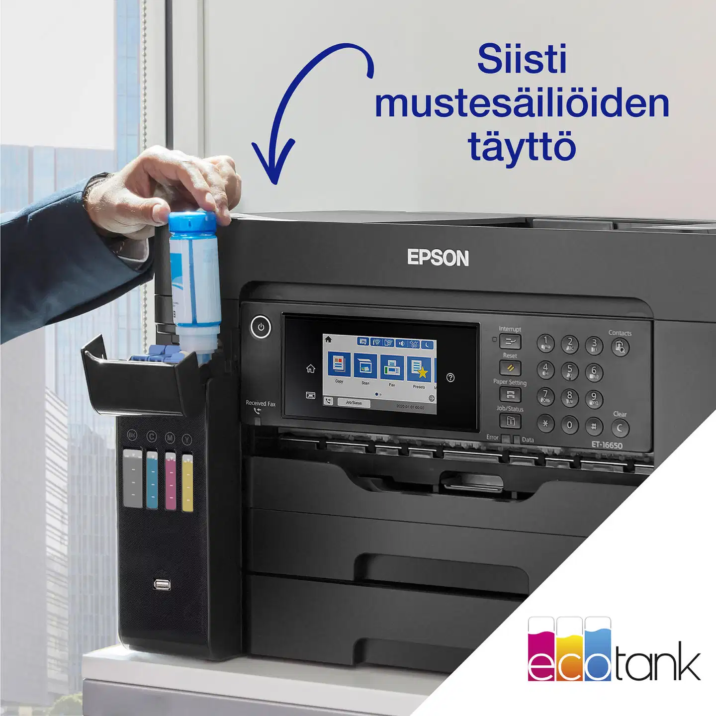 Epson EcoTank ET-16605 A3-monitoimitulostin - 2
