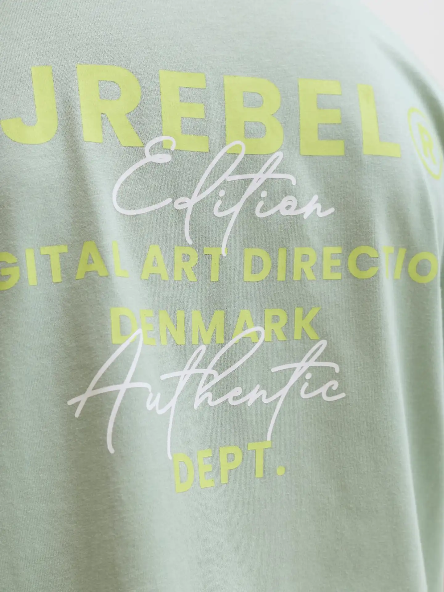 JJ REBEL JUNIOR lasten t-paita - Aqua Gray - 8