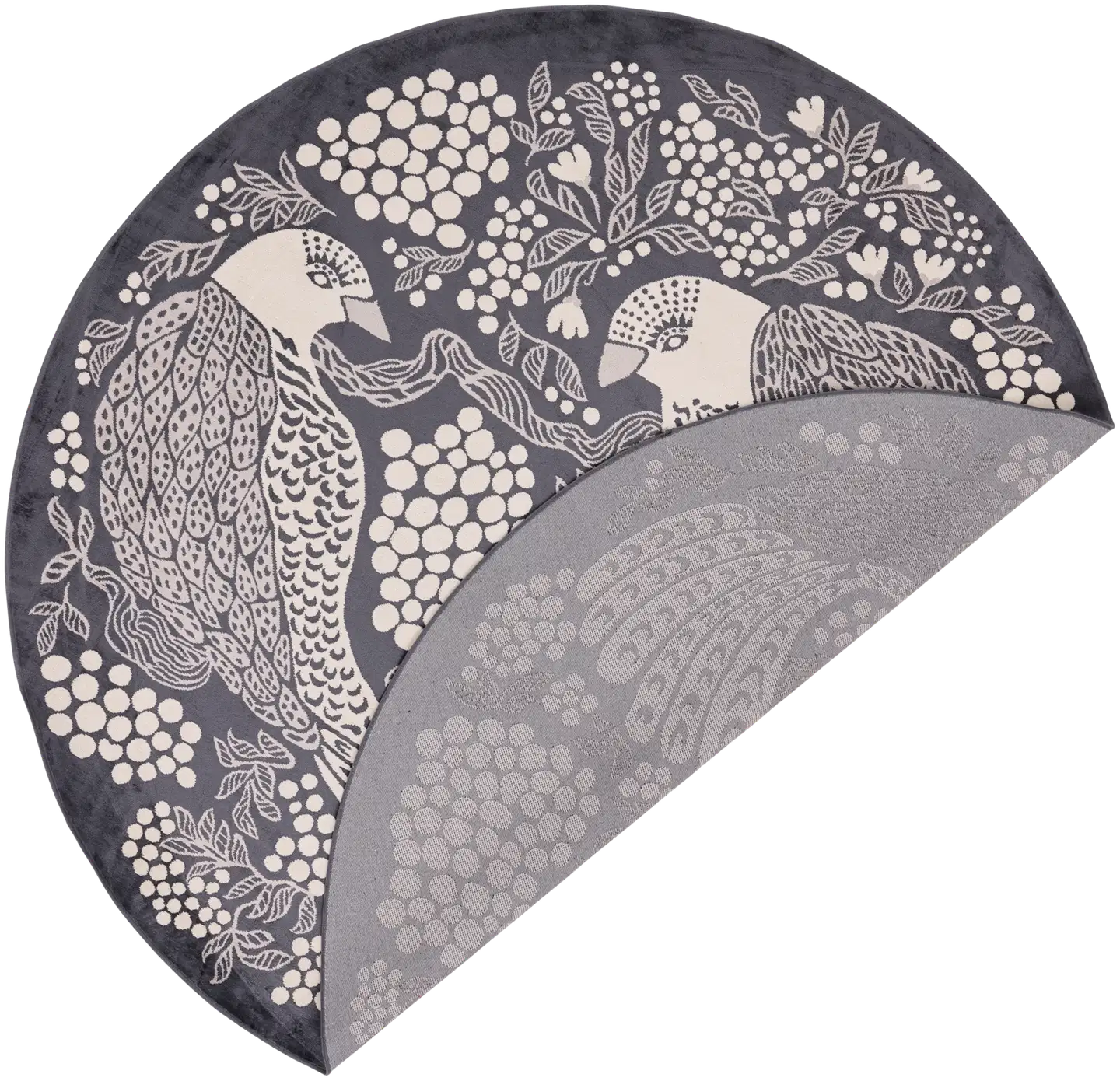 Vallila matto Viserrys  Ø 160 cm darkgrey - 2