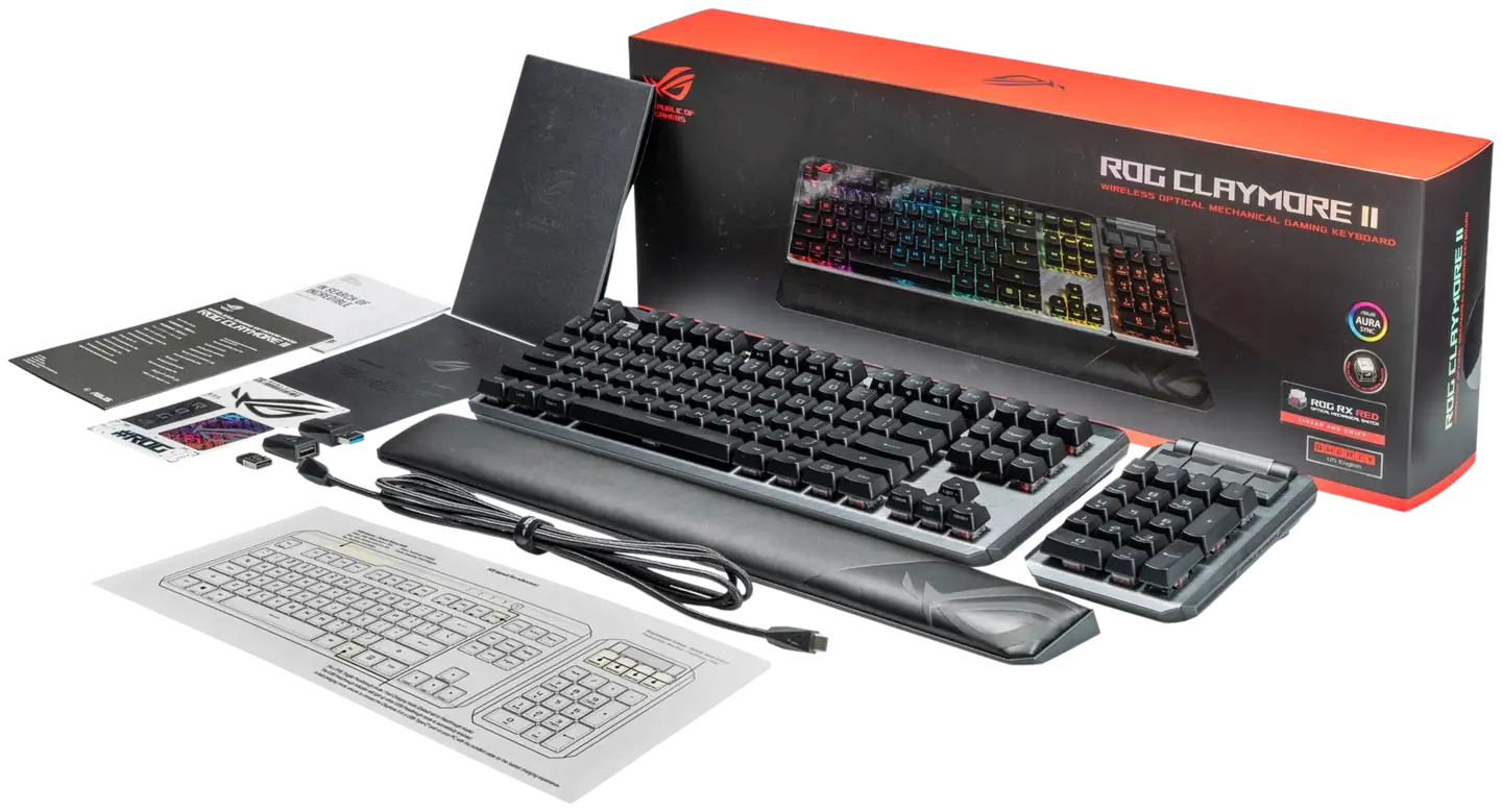 ASUS pelinäppäimistö Claymore II - 10