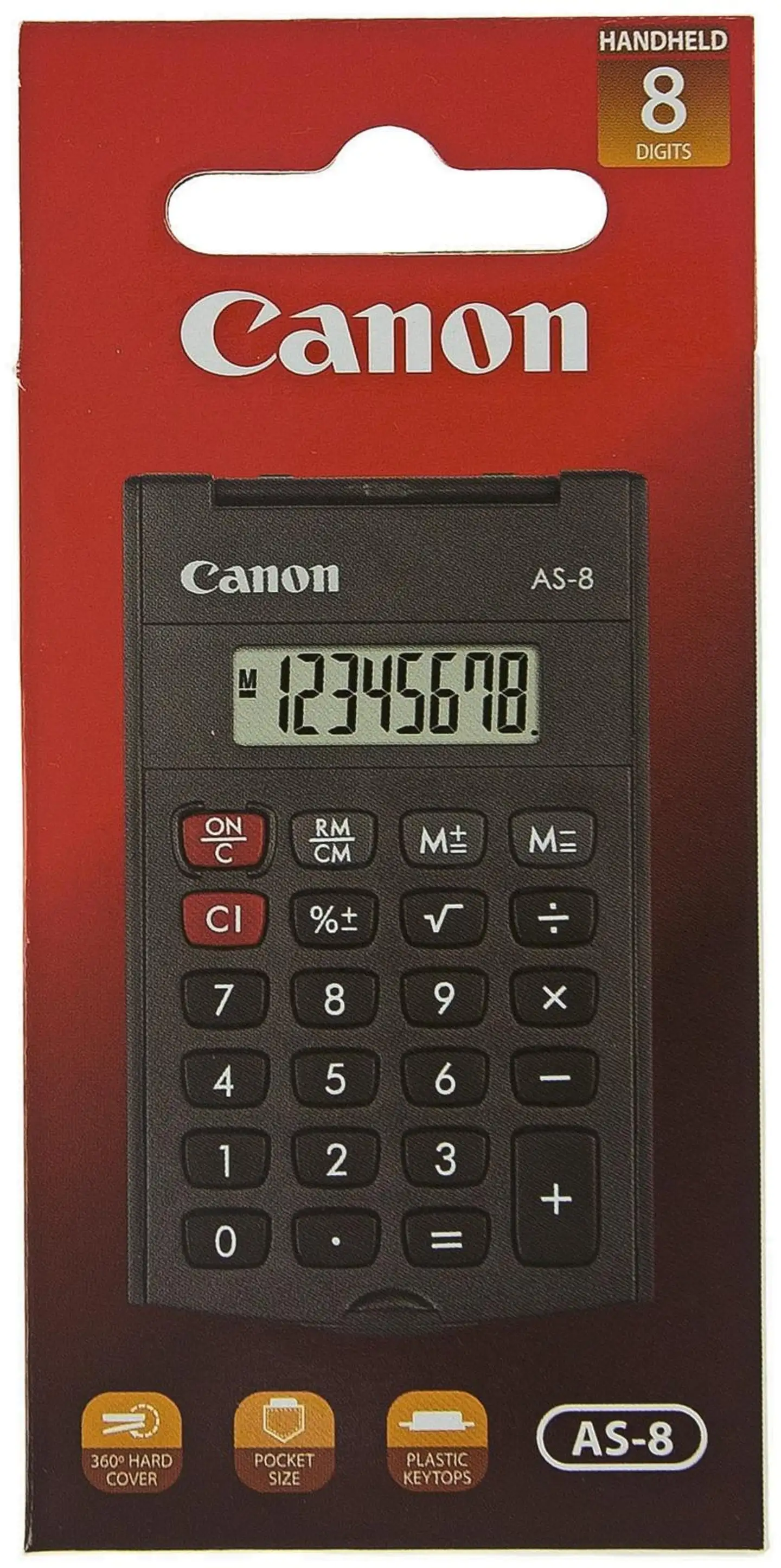 Canon Taskulaskin AS-8 musta