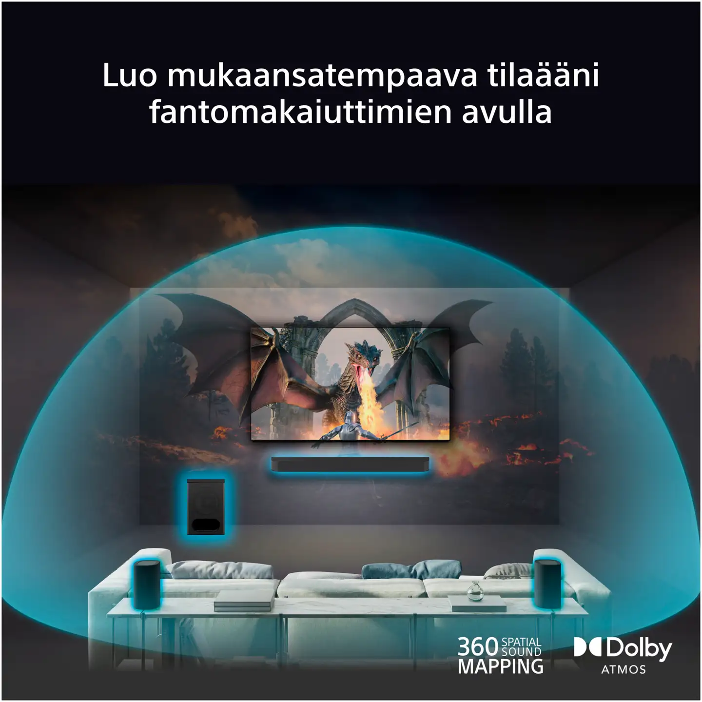 Sony surround takakaiuttimet SA-RS8 - 5