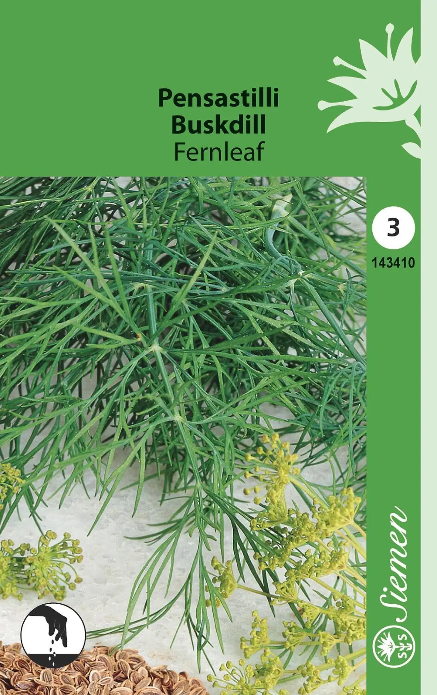 Siemen pensastilli Fernleaf