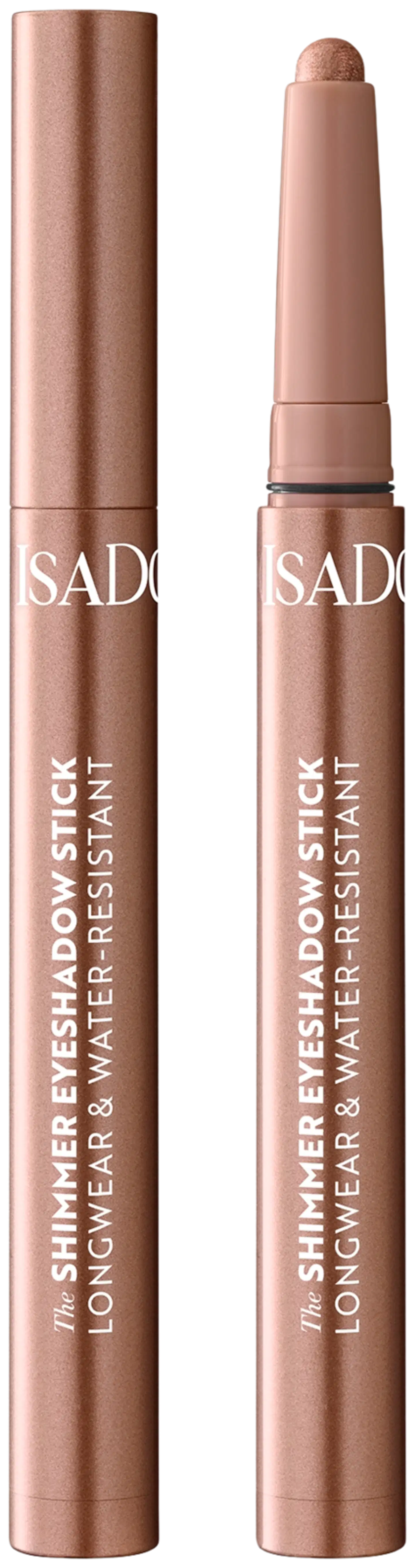 Isadora The Shimmer Eyeshadow Stick Longwear & Water-Resistant luomiväripuikko 43 Golden Glow 1,2 g - 41 Bronze Brown - 1