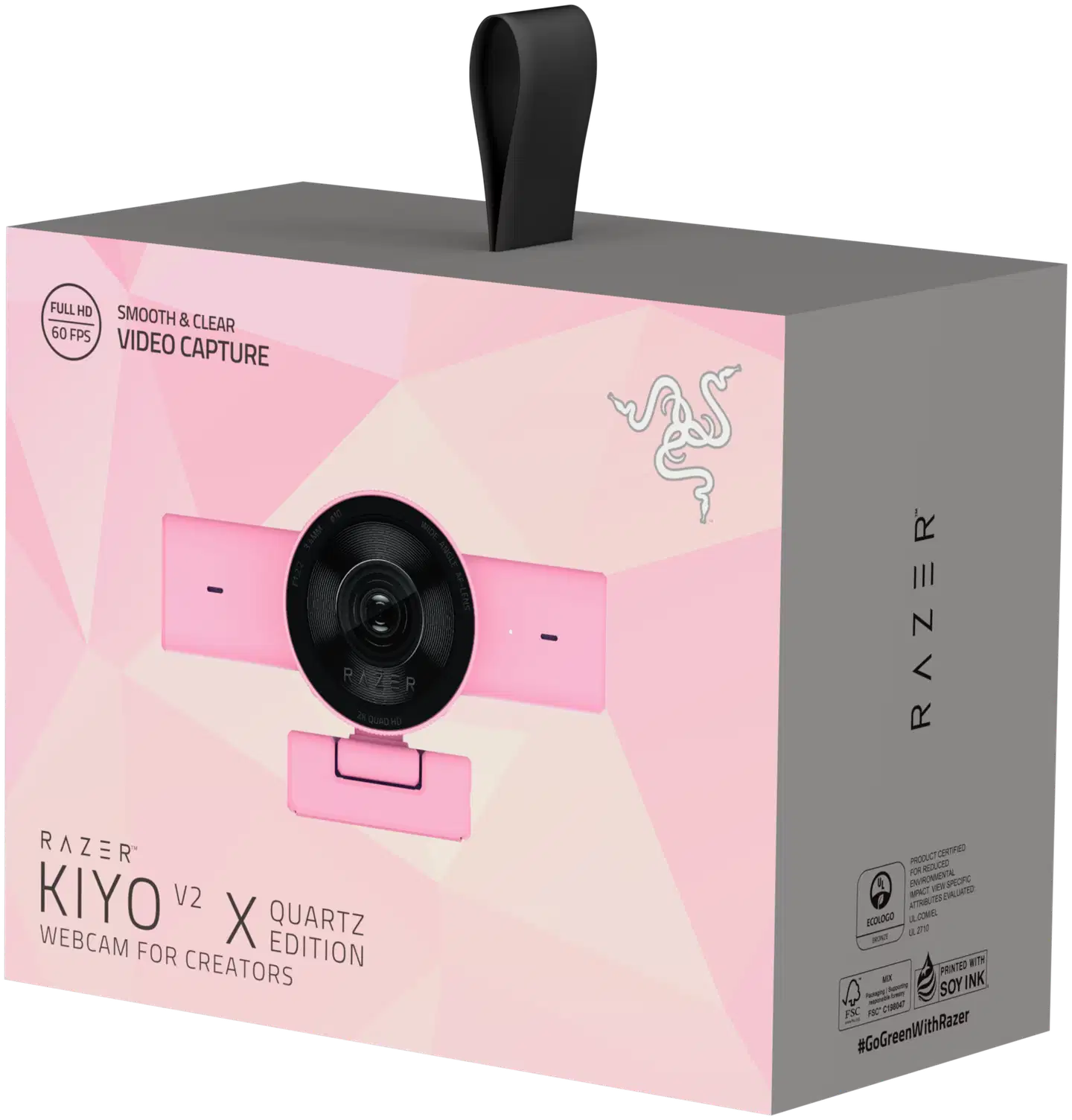 Razer Kiyo V2 X webkamera pinkki - 11