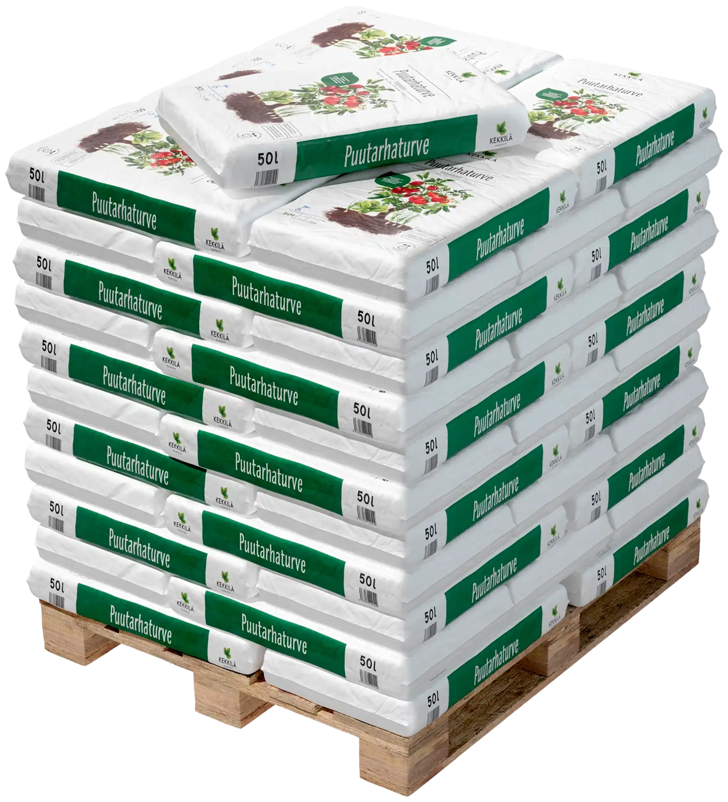 Kekkilä Puutarhaturve 50 l, lava 60 säkkiä - 1