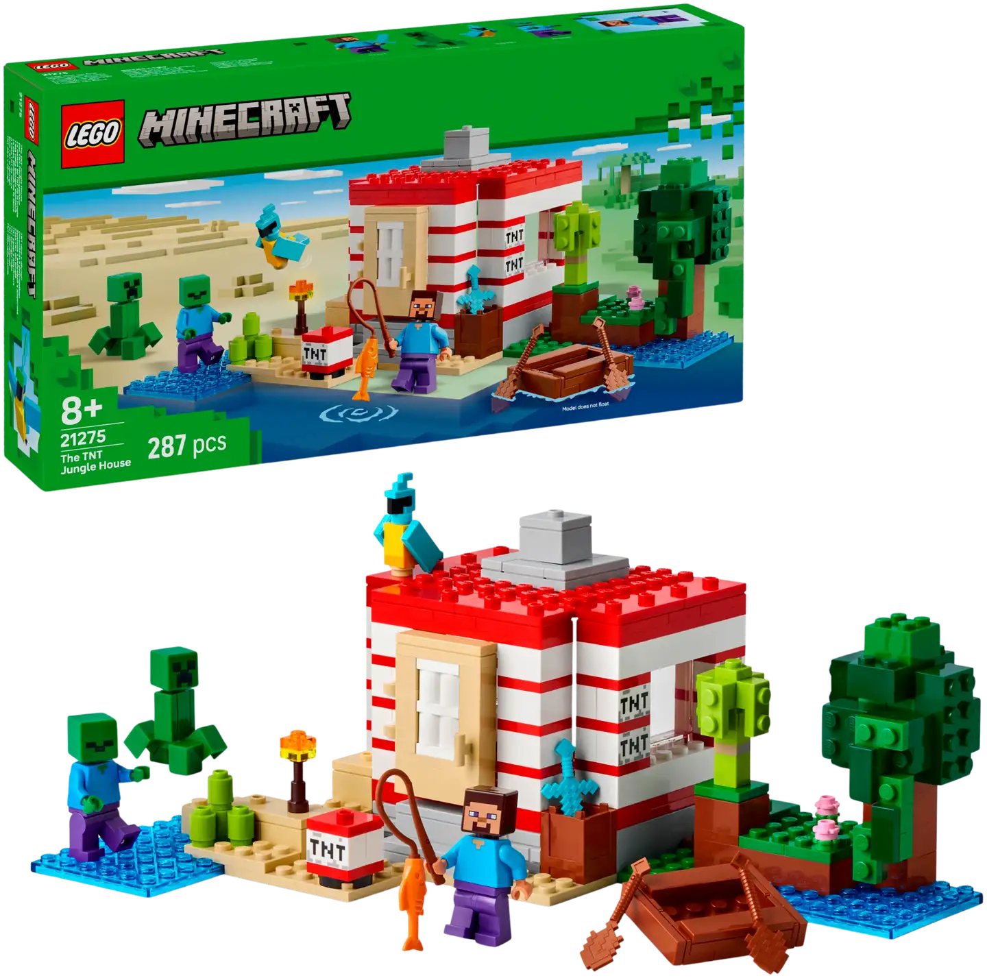 LEGO® Minecraft 21275 TNT-viidakkotalo - 1