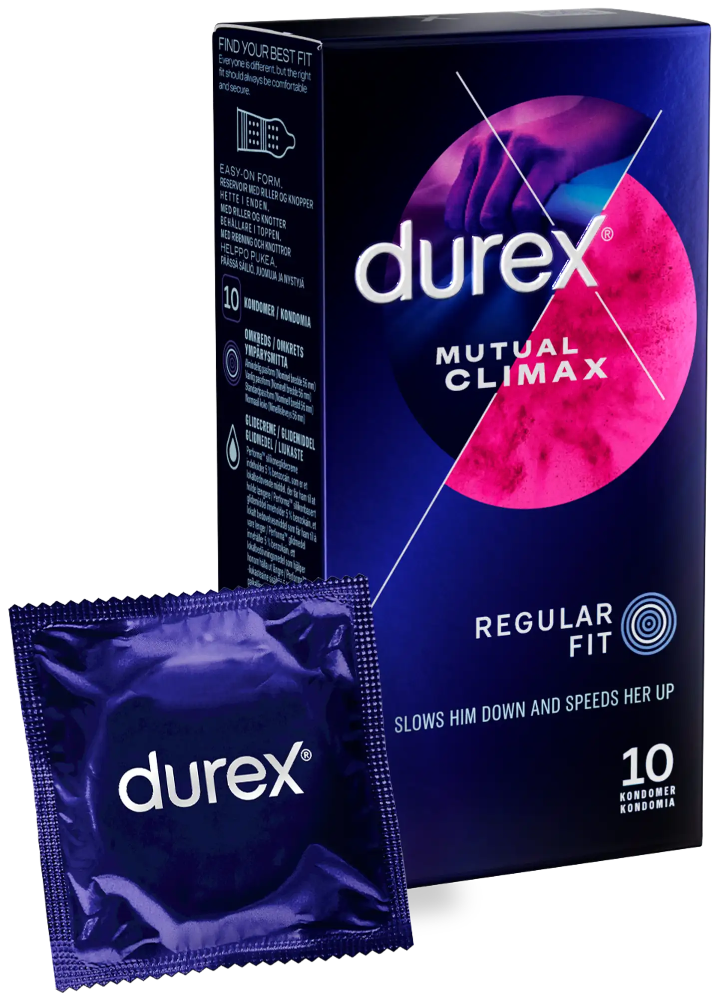 Durex Mutual Climax kondomi 10kpl