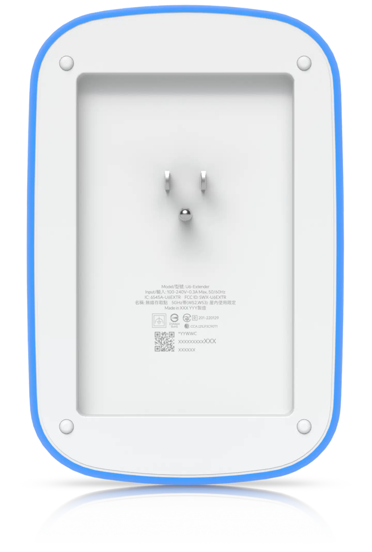 Ubiquiti plug-and-play WiFi 6 -kantaman laajennin pistorasiaan U6-EXTENDER - 4