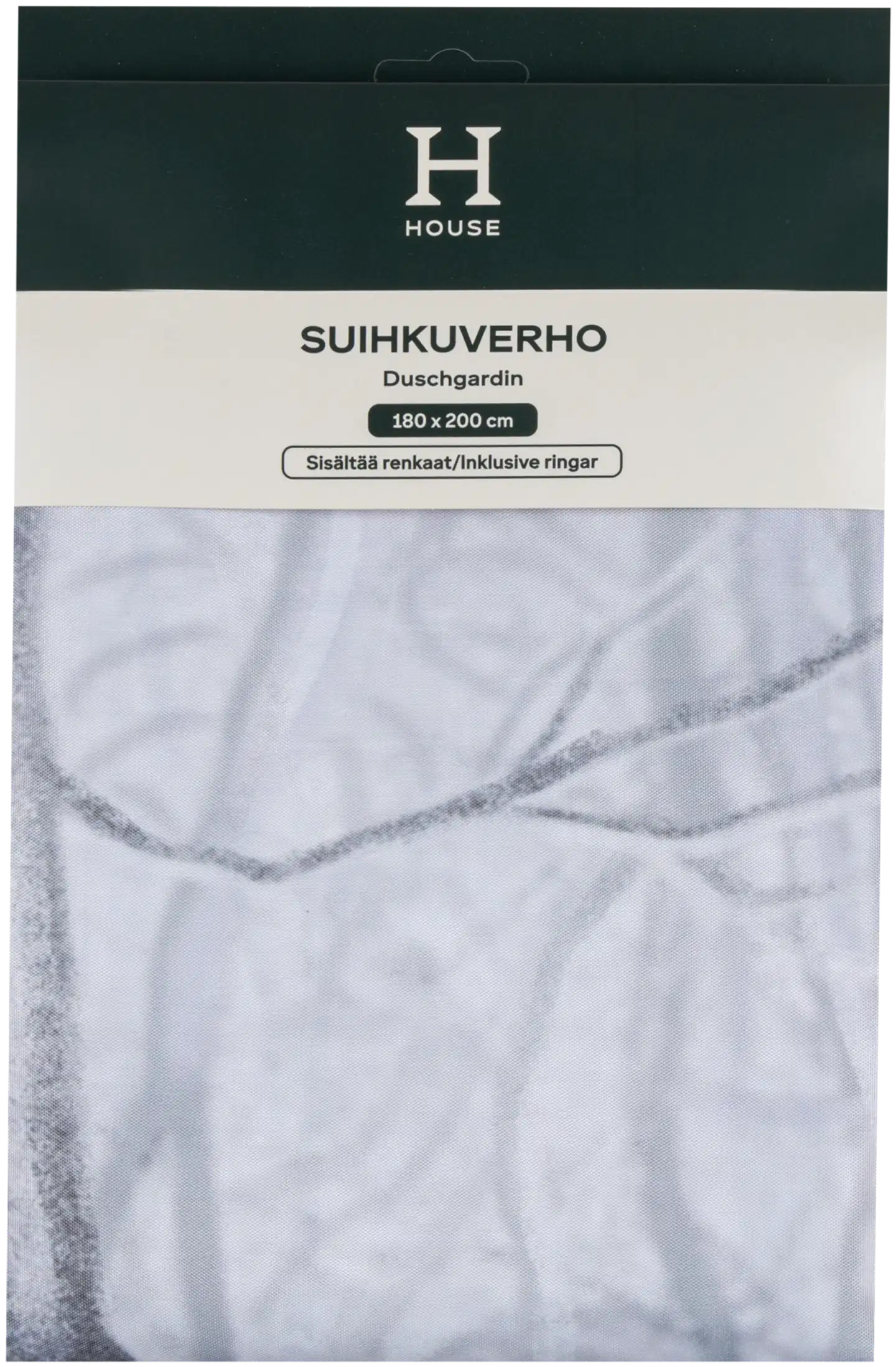 House suihkuverho Snowy trees 180x200 cm - 4
