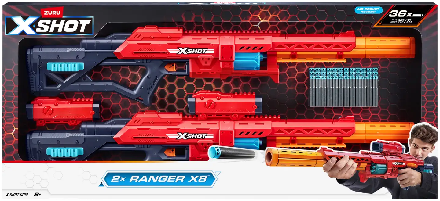 X-Shot Excel-Combo Pack Ranger X8 2-pack - 2