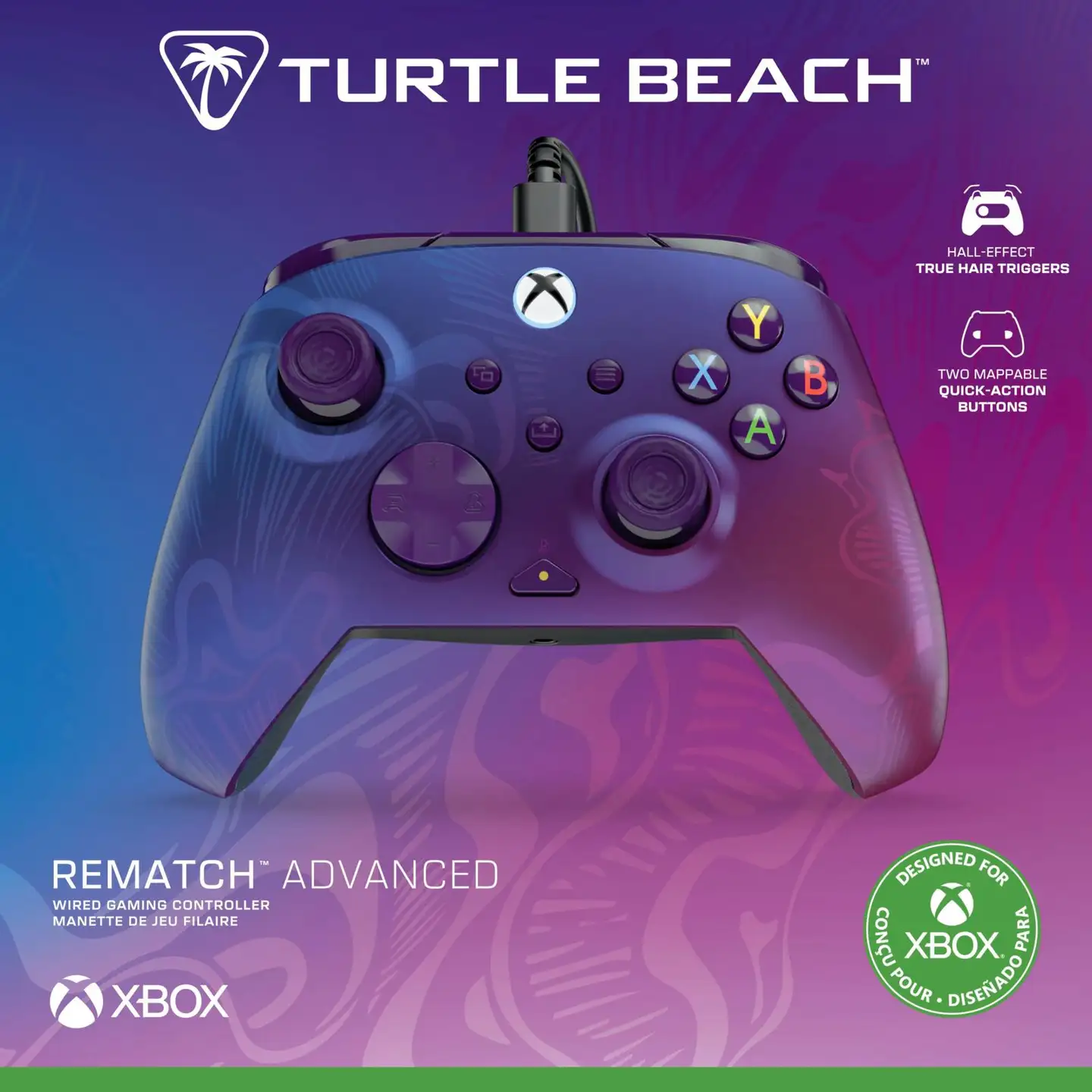 Turtle Beach PC/Xbox Rematch Advanced ohjain - Purple Fade - 4