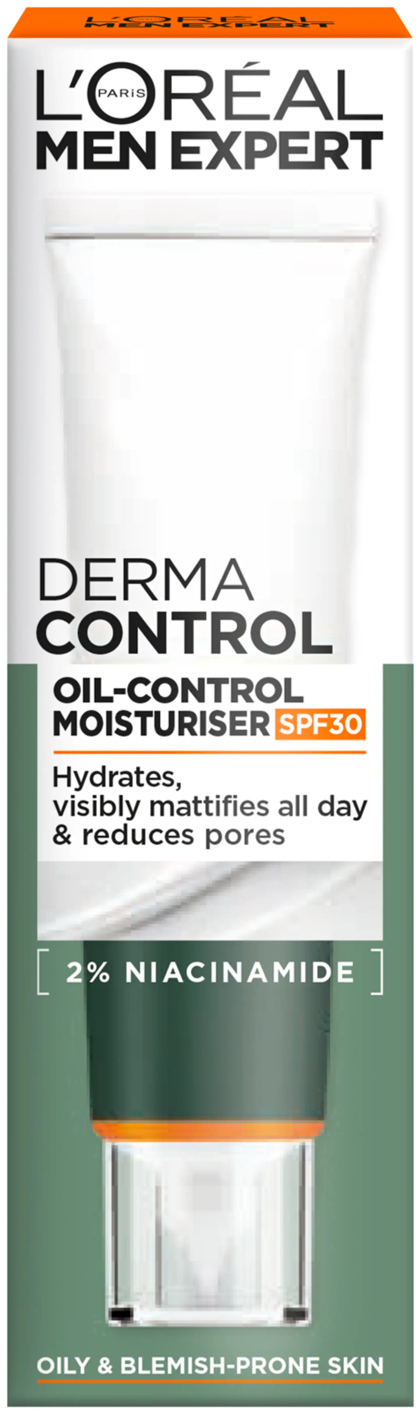 L'Oréal Paris Men Expert Derma Control päivävoide SPF30 herkälle iholle 40 ml - 2