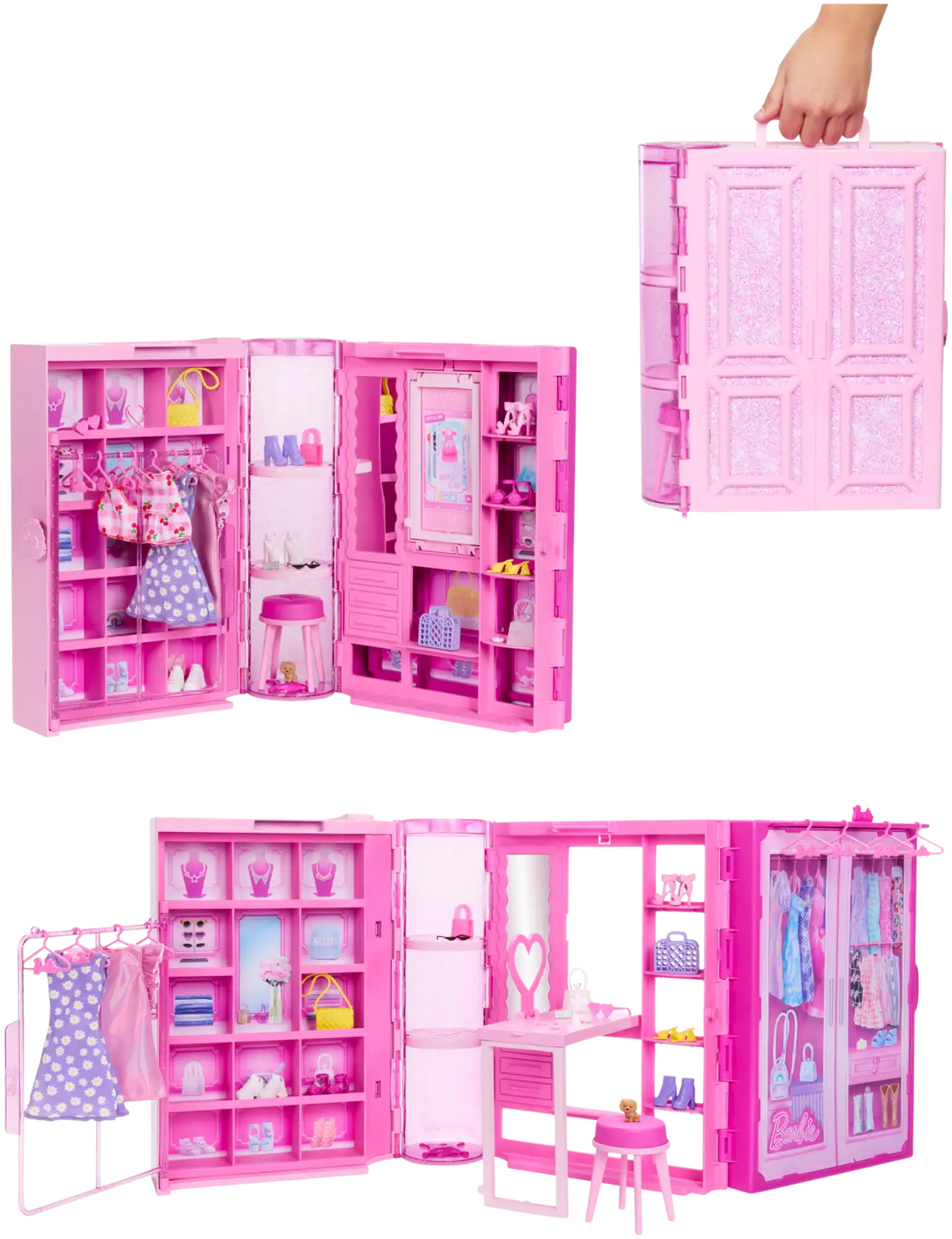 Barbie Fashion Fun unelmien vaatekaappi ja nukke - 3