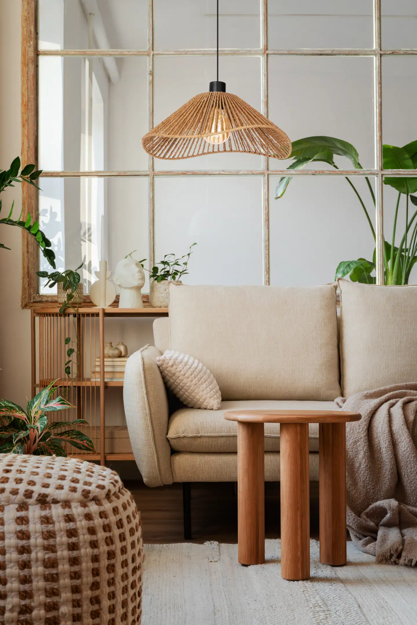 EGLO riippuvalaisin Naturlavister, E27, musta/ruskea - 2