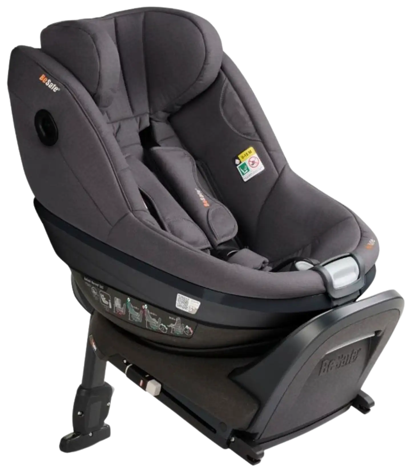 Besafe Beyond 360 2 turvaistuin Dark Grey Melange - 6