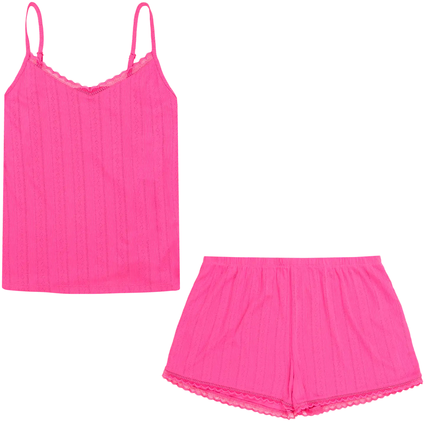 TEX naisten shortsipyjama I982740 - Fuchsia - 1