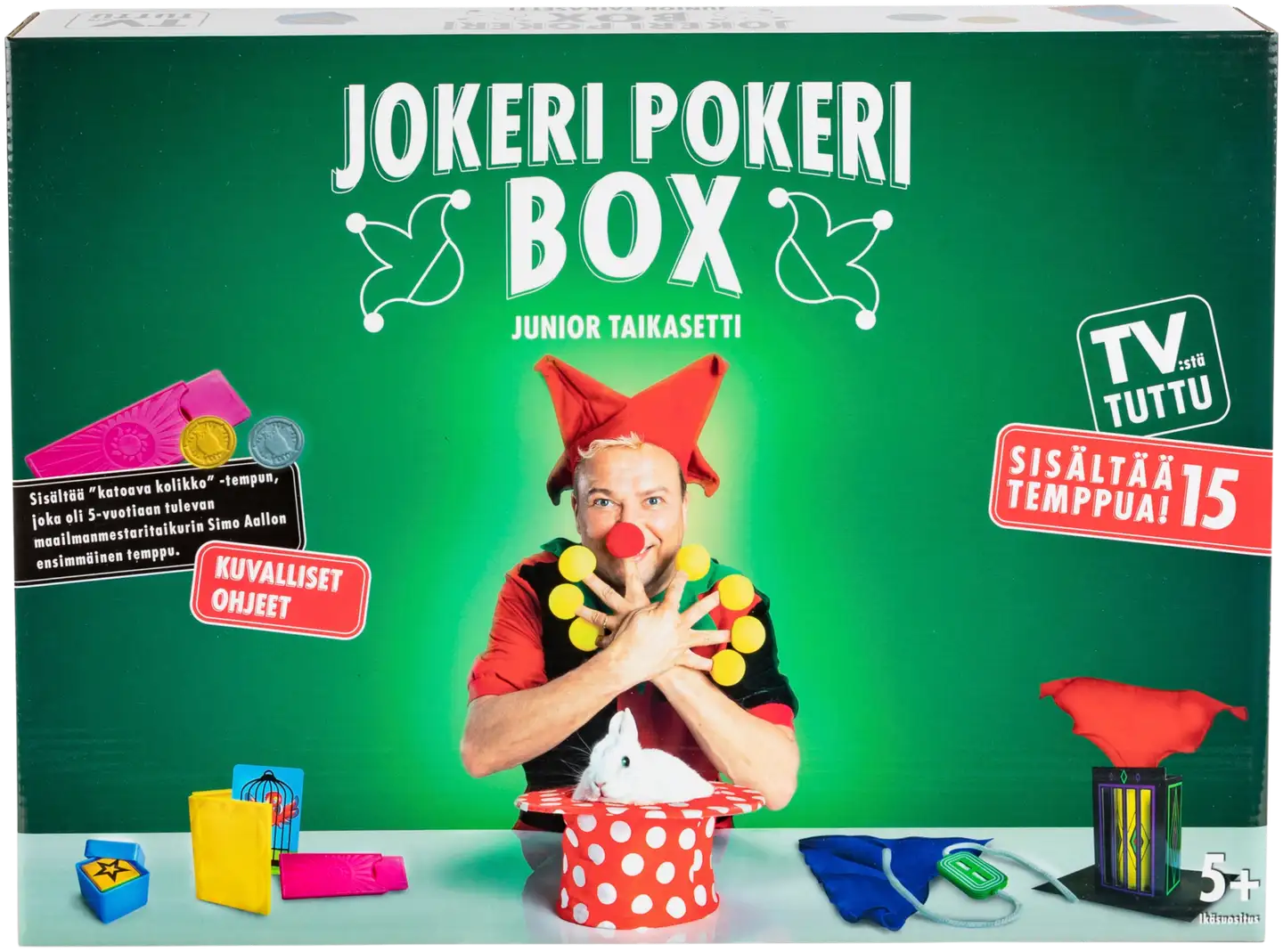 Jokeri Pokeri Box Junior taikasetti 15 temppua - 1