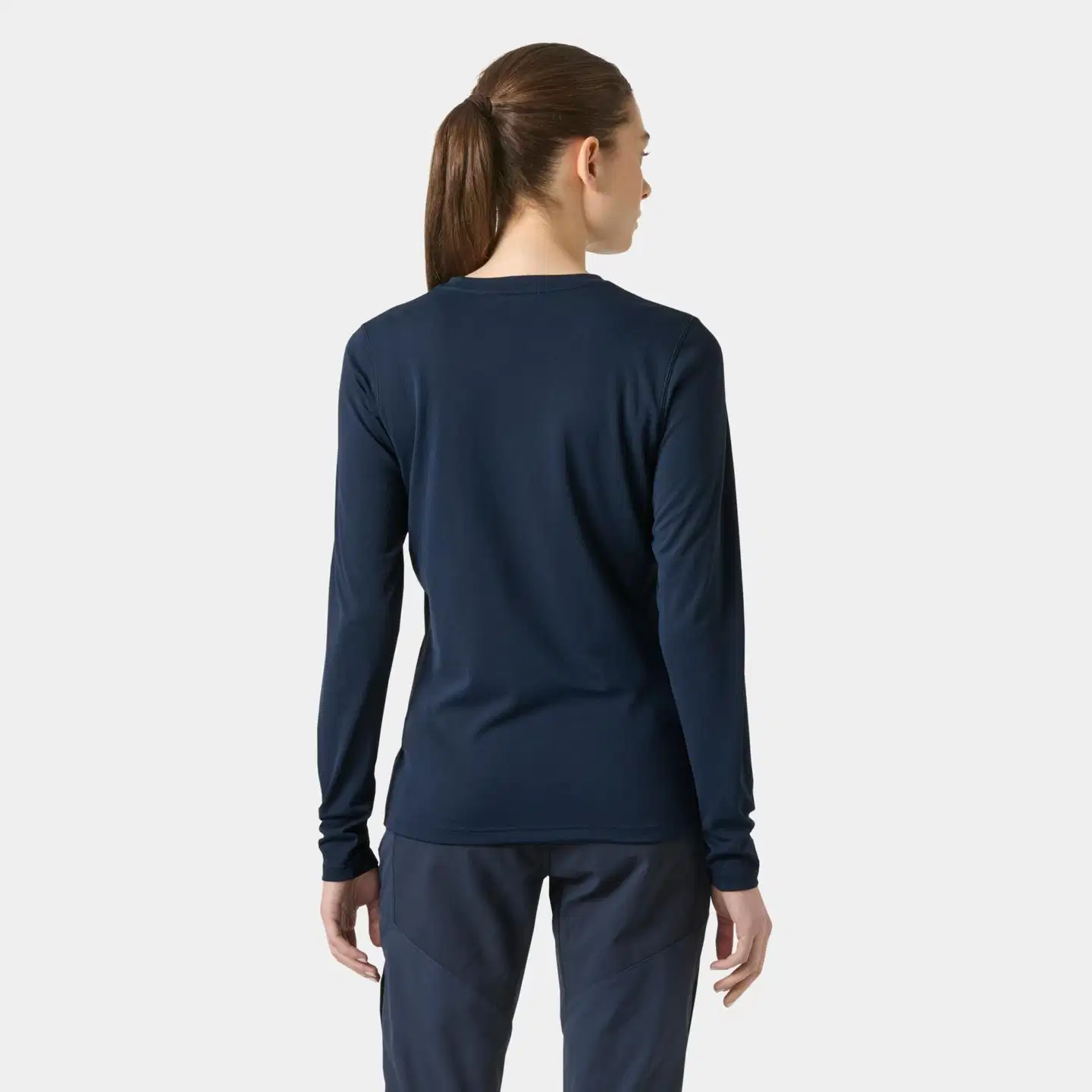 Helly Hansen naisten pitkähihainen aurinkosuojattu paita W HH Lifa Active Solen LS 48380 - Navy - 4