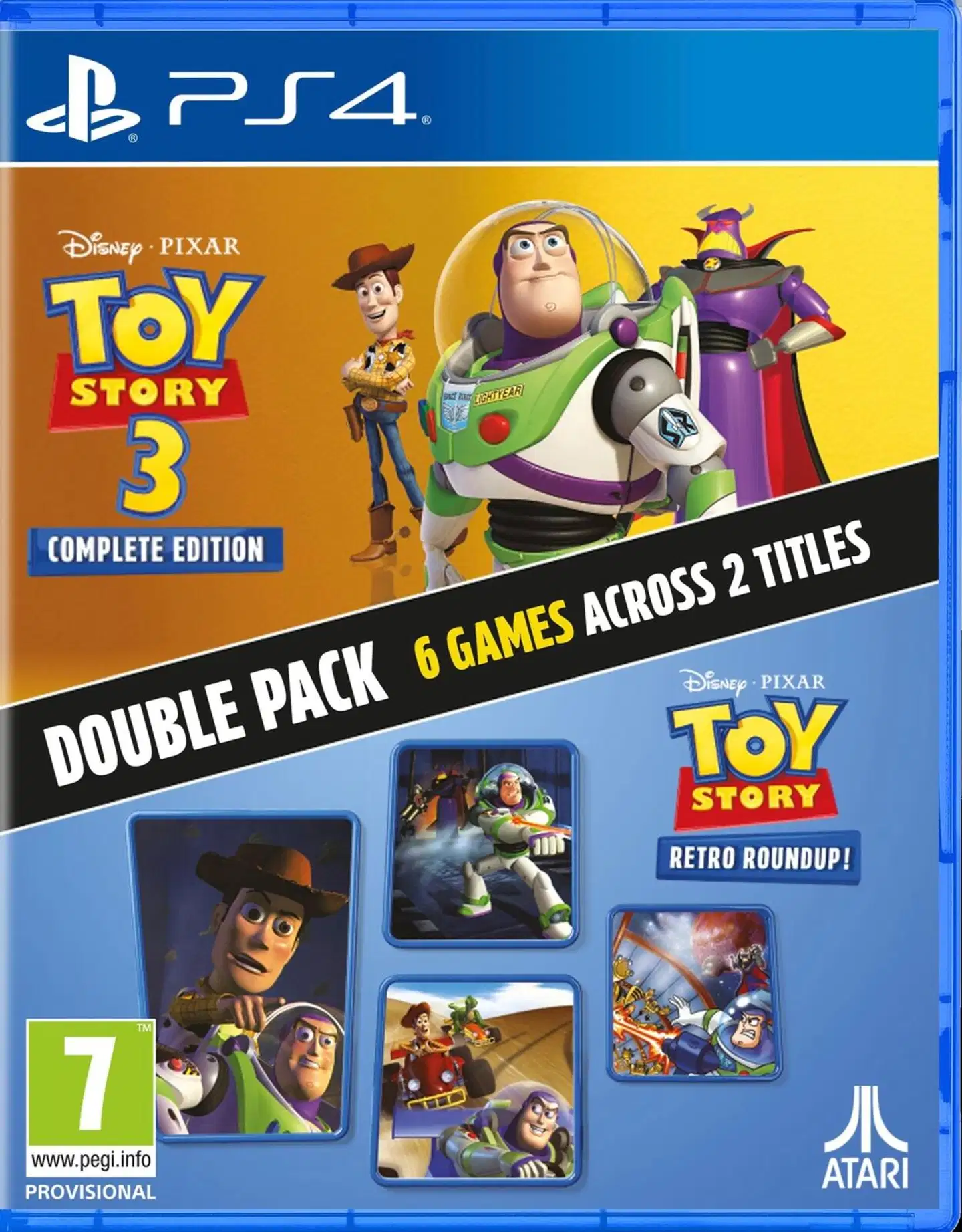 Playstation 4 Toy Story: Retro Roundup! + Toy Story 3 Complete Edition Double Pack