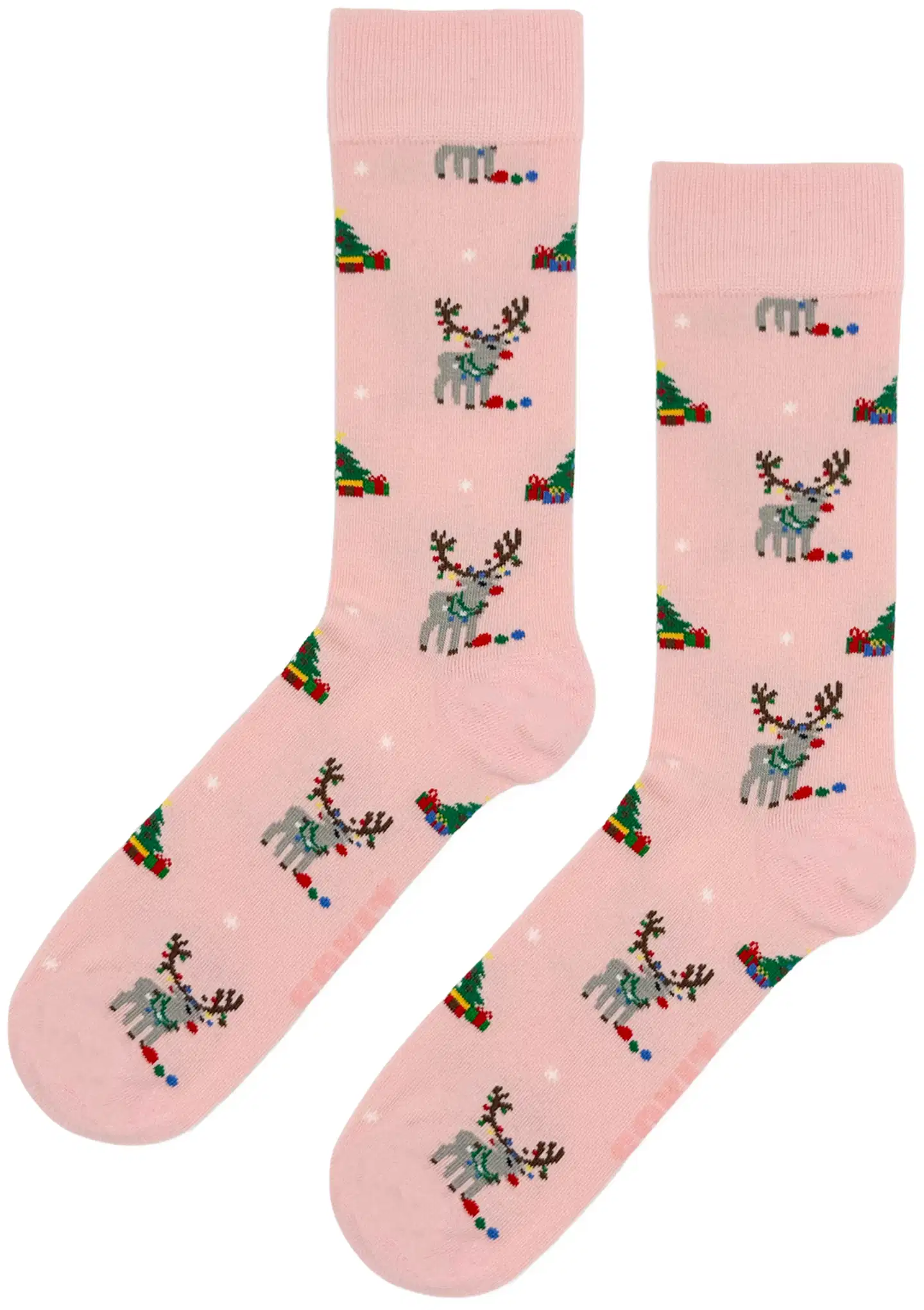 Sokit unisex sukat jouluporo pink 36-40