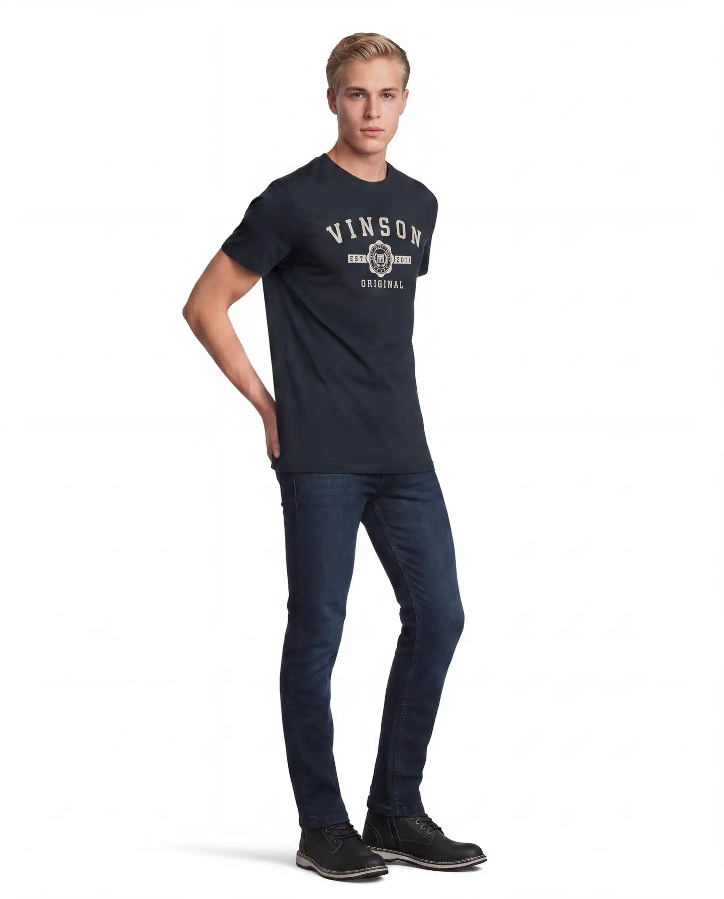 Vinson miesten T-paita Mindy - DARK SAPPHIRE - 4