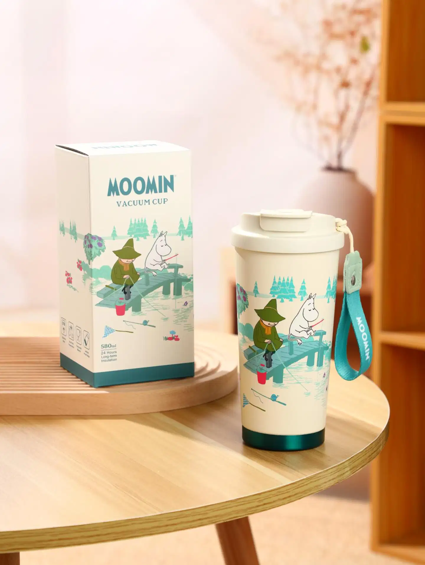 Muumi take away -termosmuki  580 ml kalassa - 6