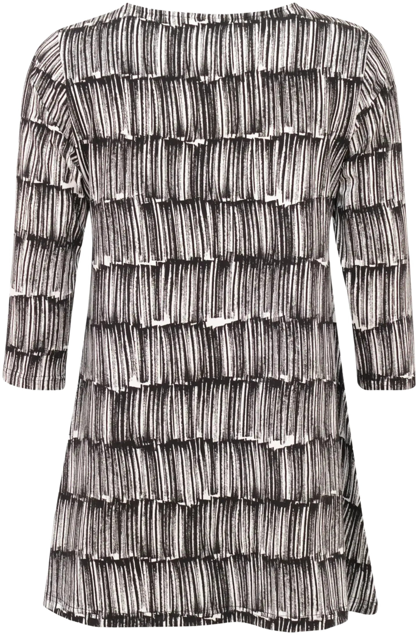 RATIA® N.trikootunika Pisara Kasilaverho - Musta/valkoinen - 2