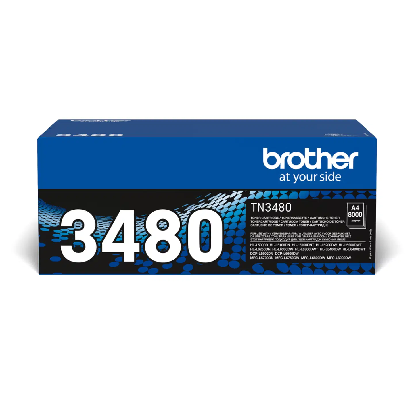 Brother laservärikasetti TN-3480 musta - 1