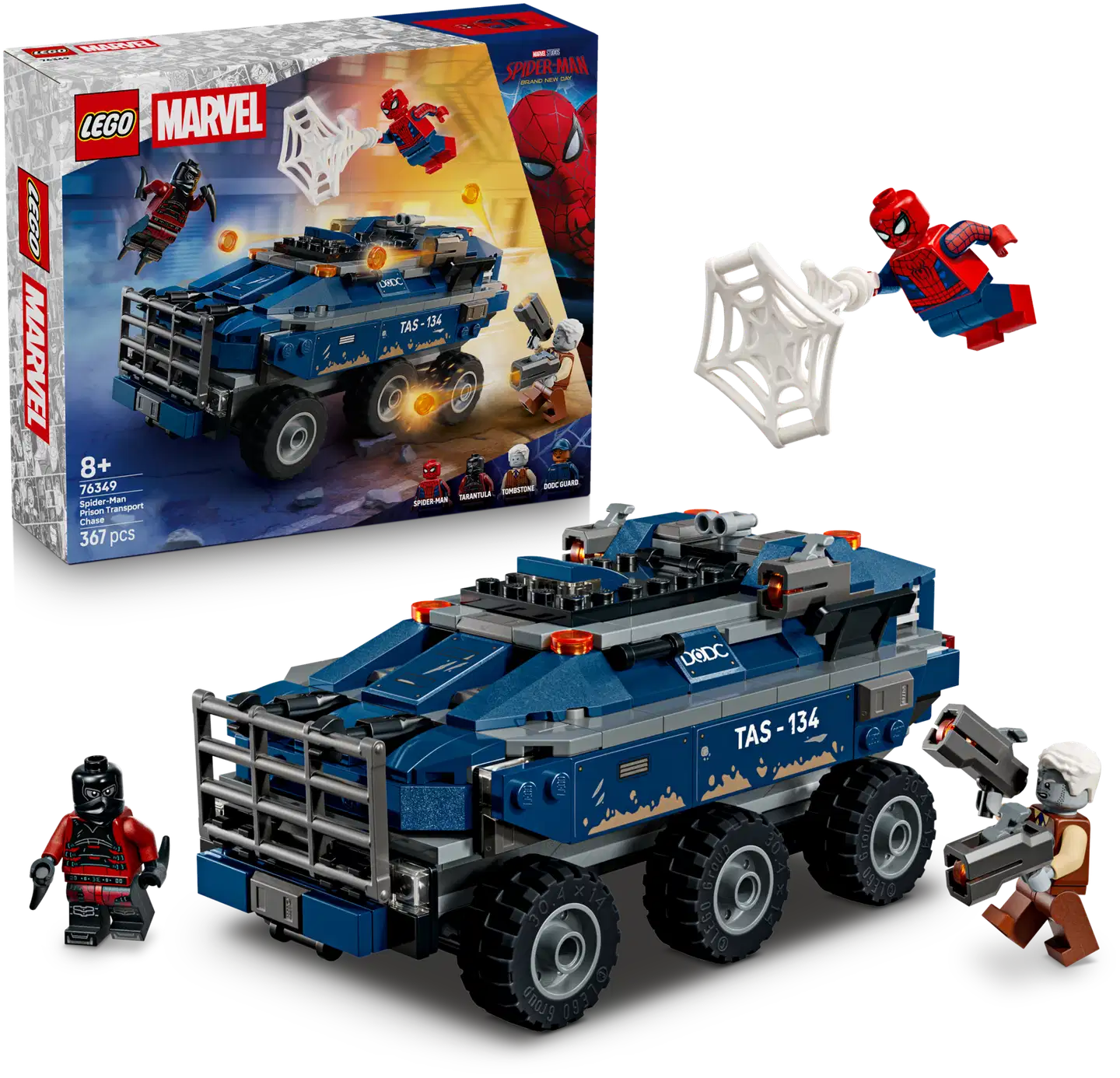 LEGO® Super Heroes Marvel 76349 Spider-Man ja vankilakuljetuksen takaa-ajo - 1