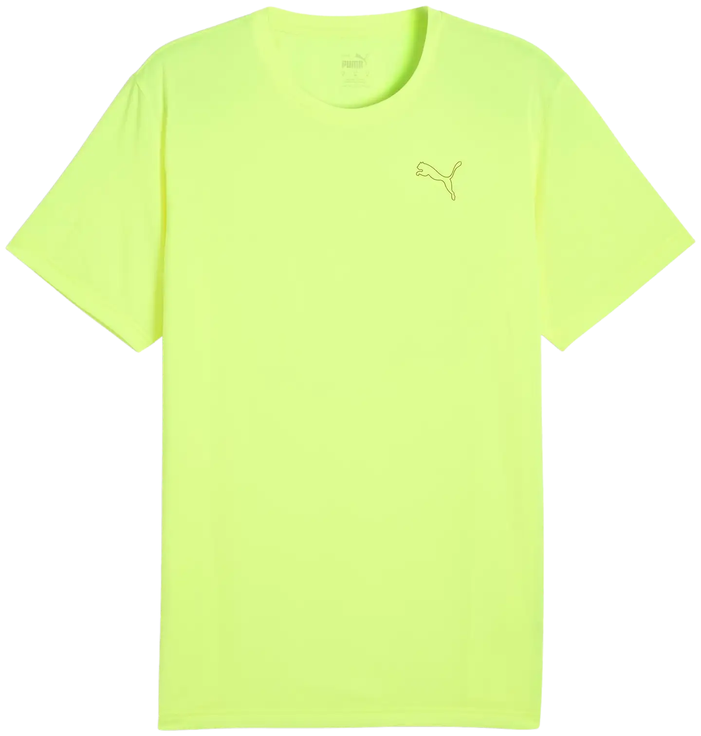 Puma miesten t-paita M Mass Merchant Tee - Yellow - 1