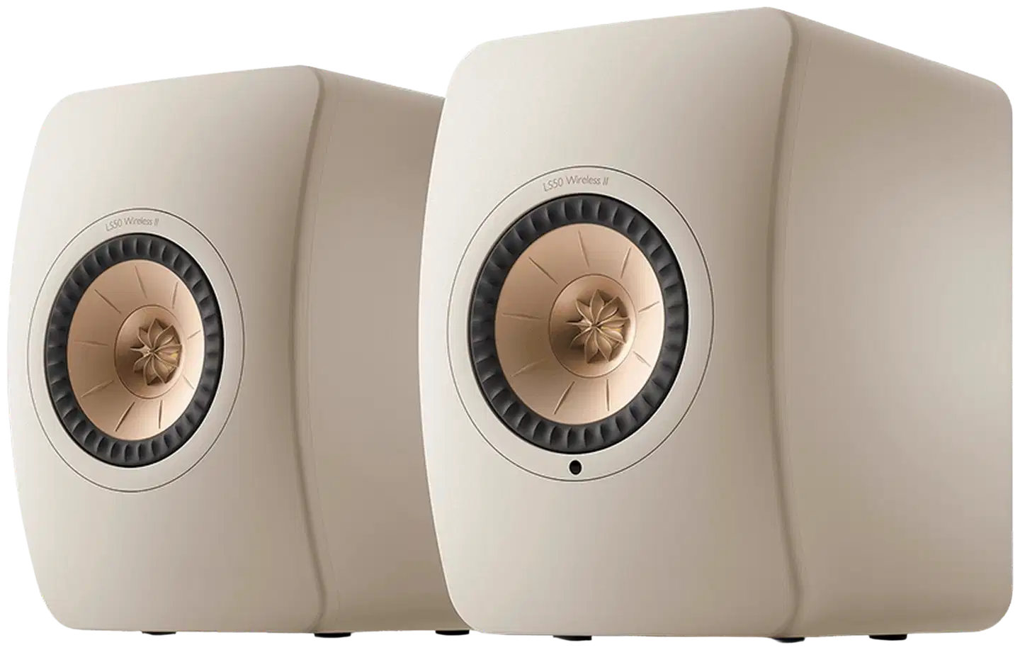 KEF aktiivikaiutinpari LS50 Wireless 2 sand shell aktiivijalustakaiutin - 1