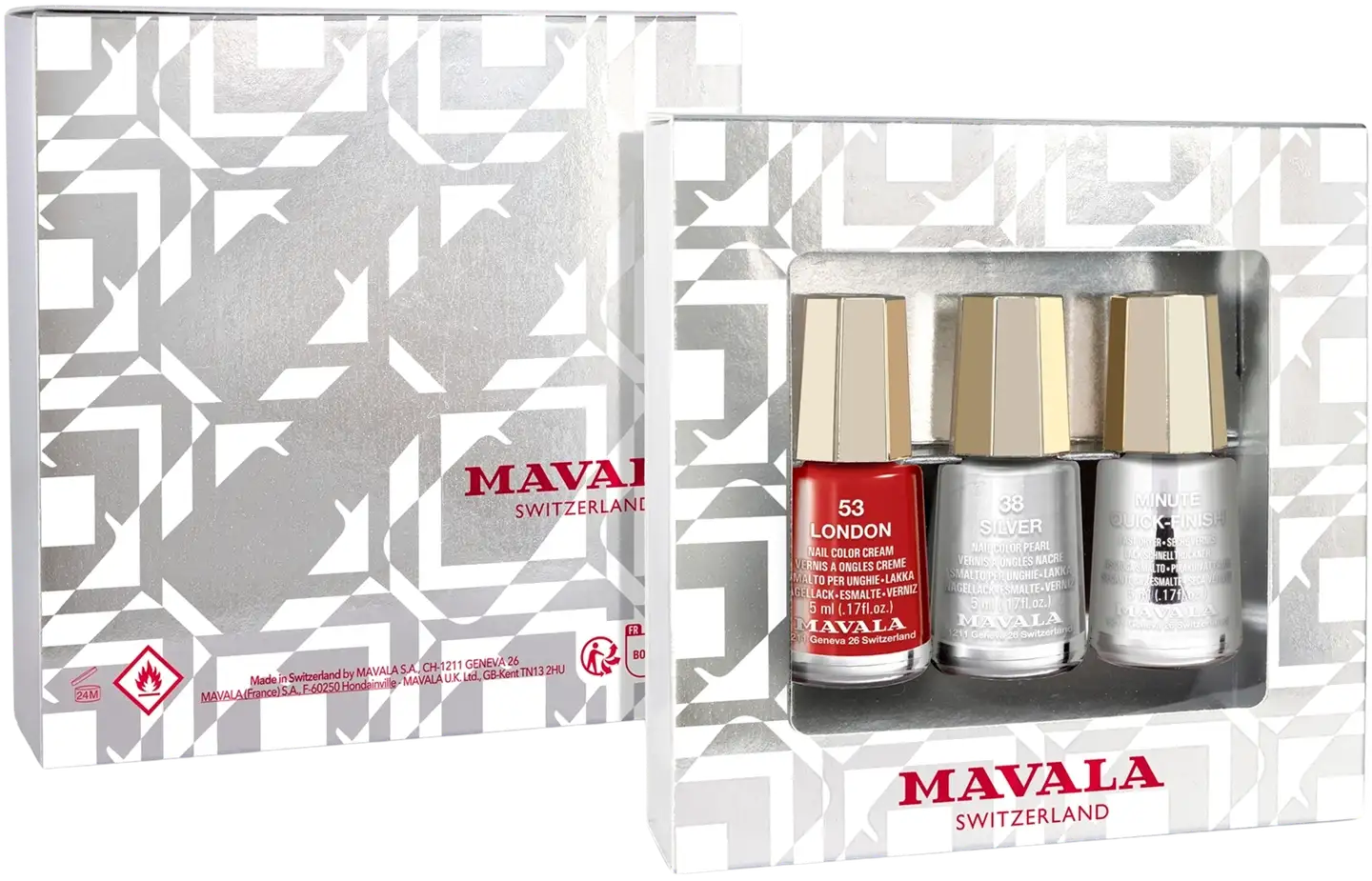 Mavala set Festive Tree Silver London lahjapakkaus - 2