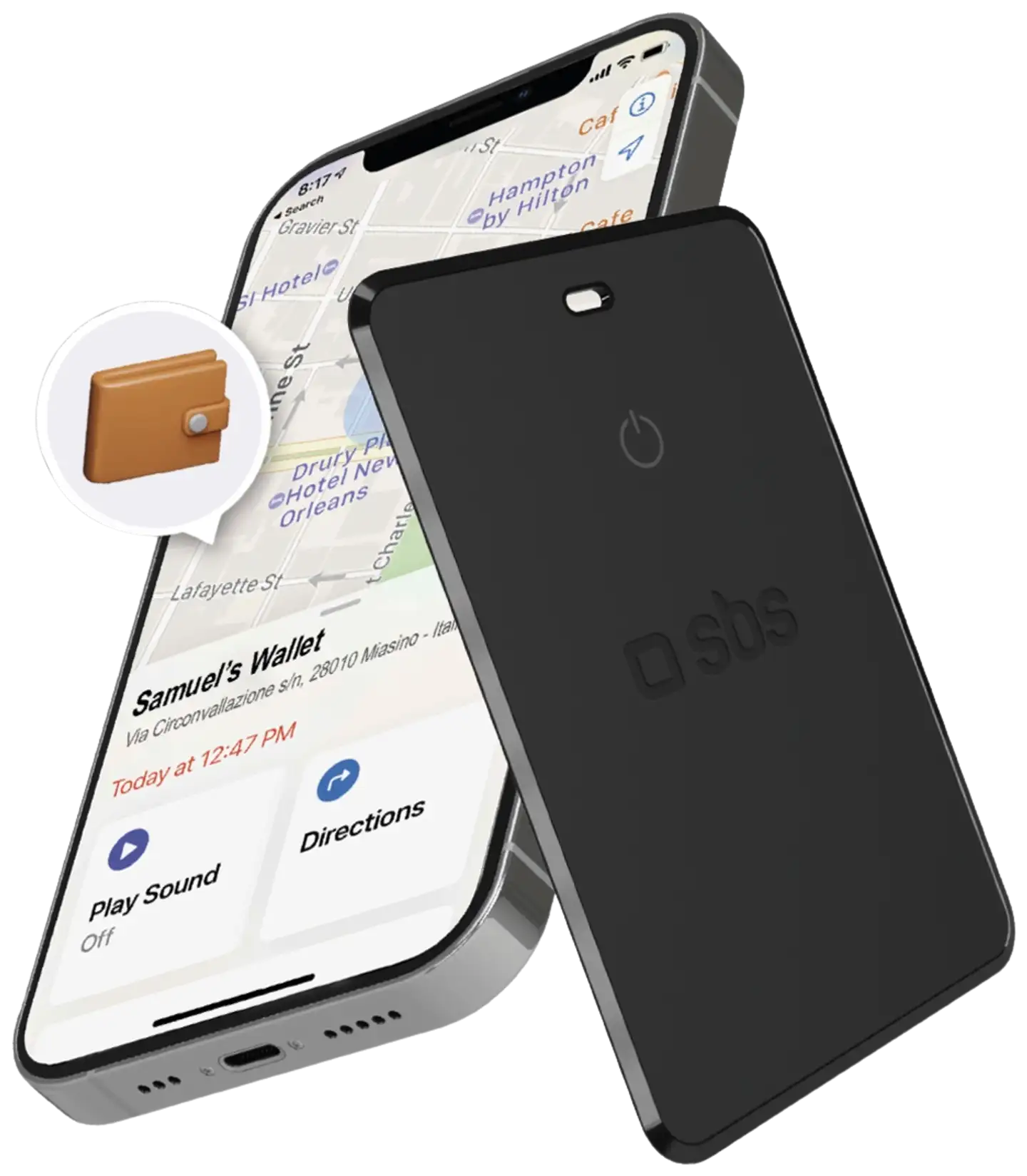 SBS Älypaikannin Track My Card