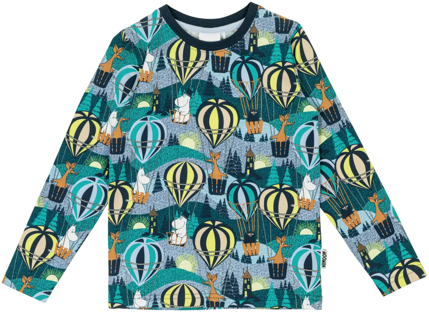 Muumi lasten paita Aamulento 591314 - SININEN - 1