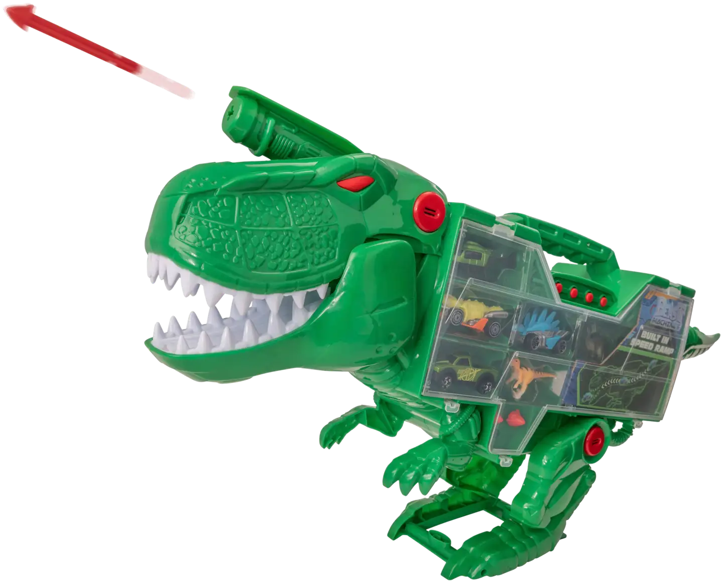 Teamsterz lelu Beast Machines T-Rex Transporter ja autot - 5