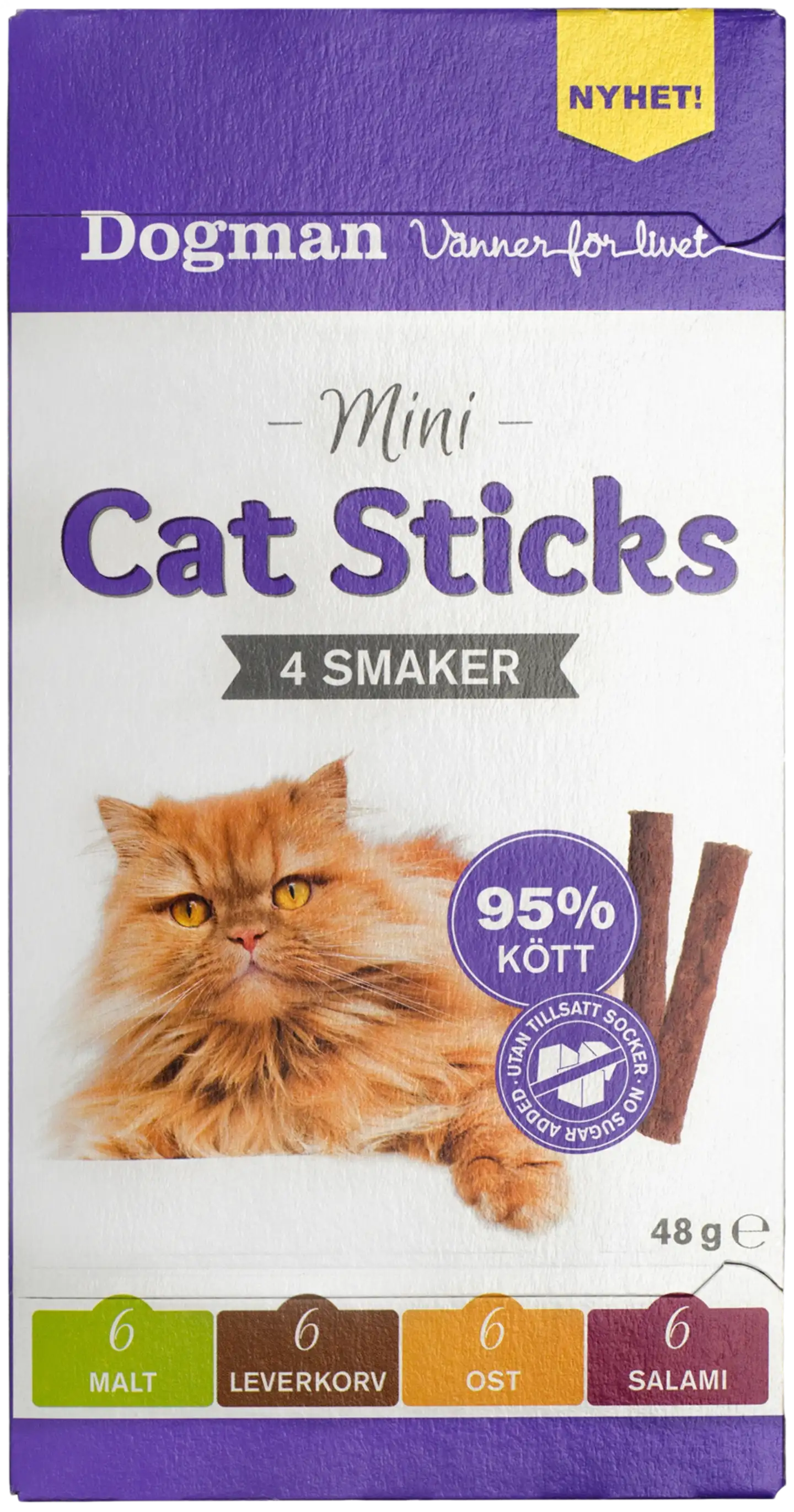 Dogman Cat sticks Mini kissaherkku 48g