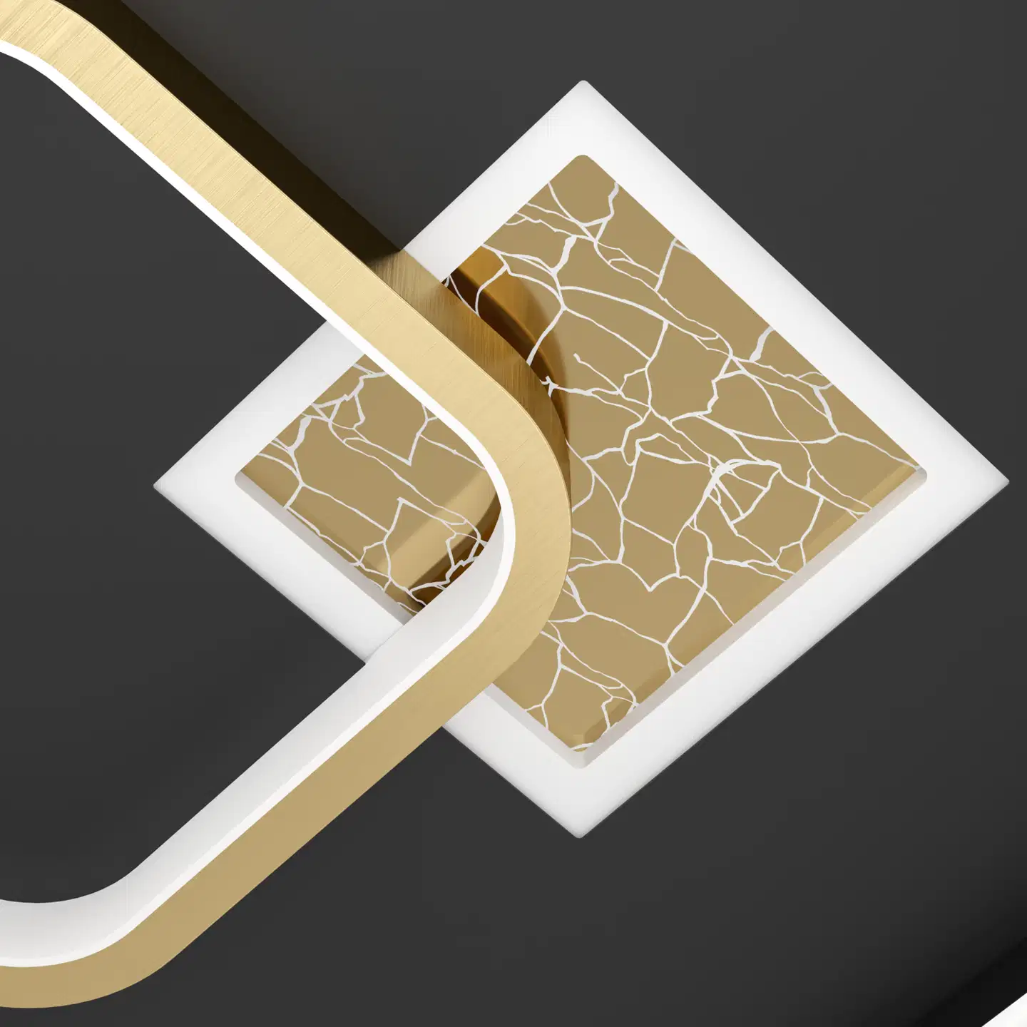 EGLO kattovalaisin Tiriolo LED 162W;92W 38x38 cm musta/kulta - 3