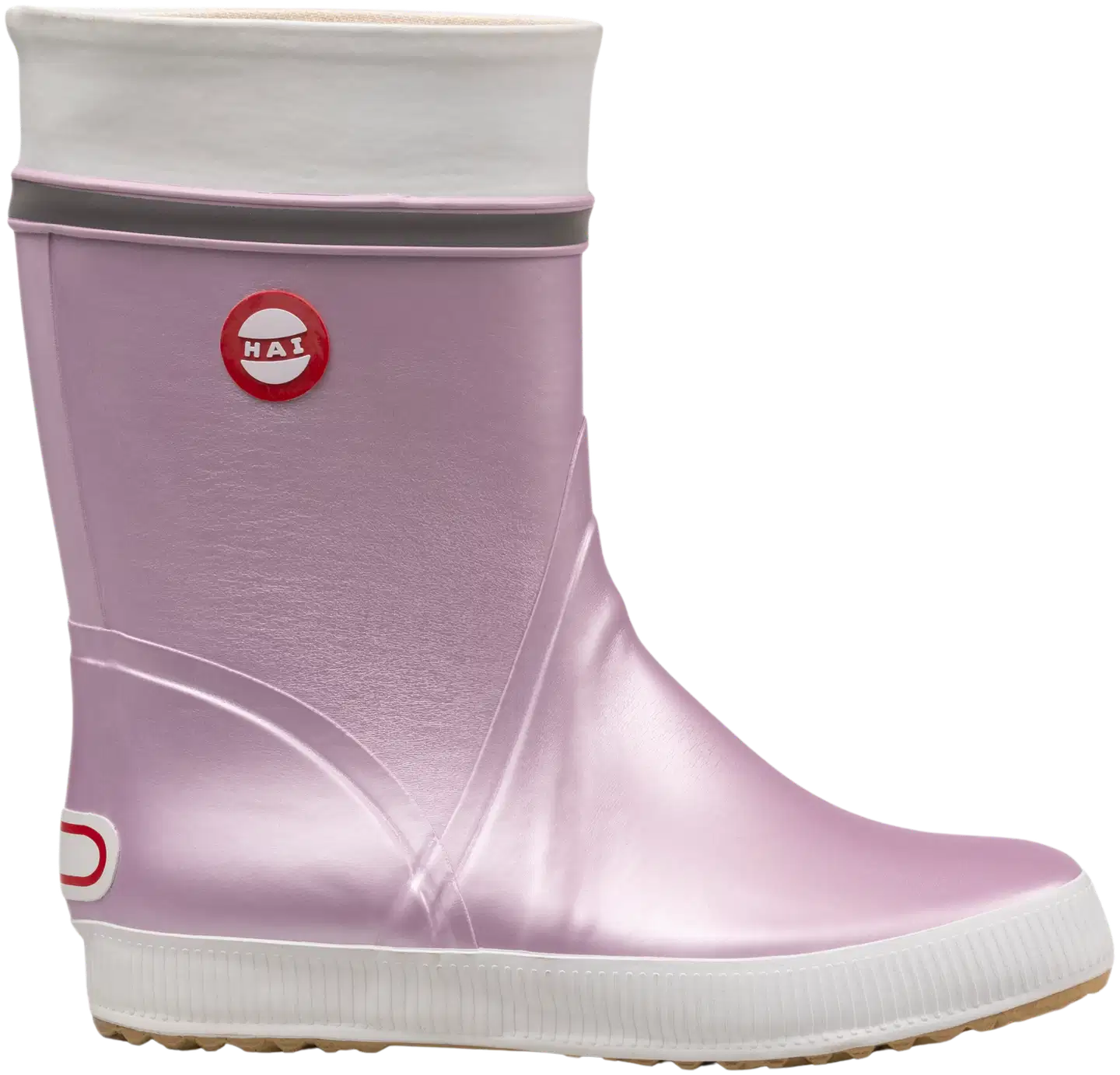 Hai naisten kumisaapas Shiny Light Lilac - vaalea lila - 2