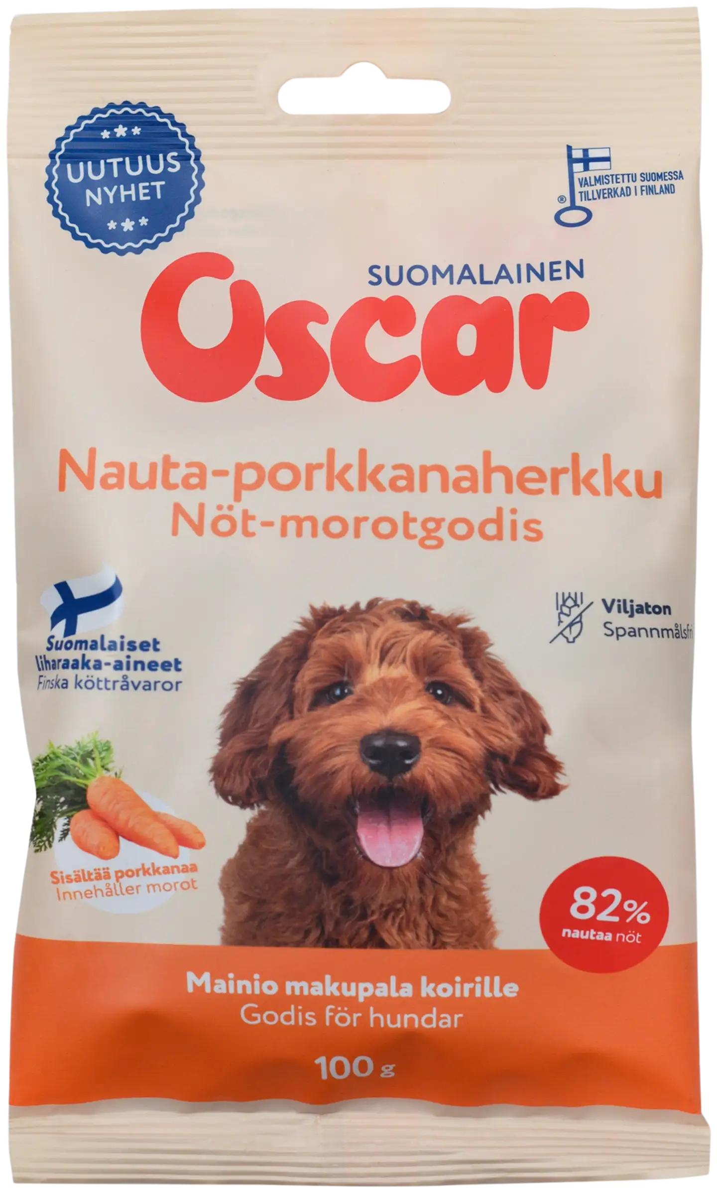 Oscar Nauta-porkkanaherkku 100 g